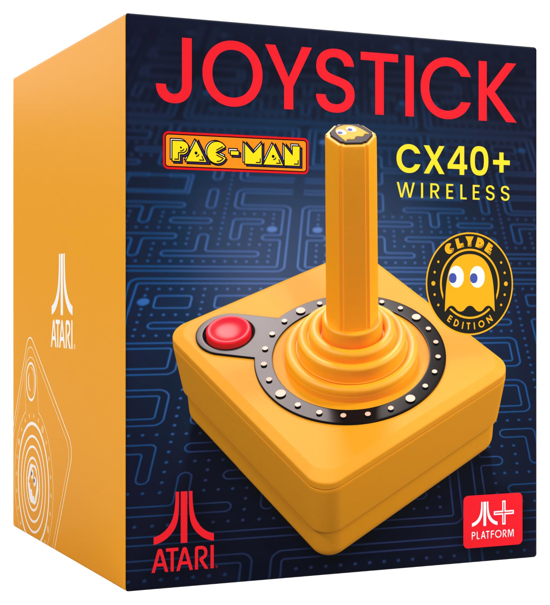 Pac-Man - Atari CX40+ Wireless Joystick Orange 1