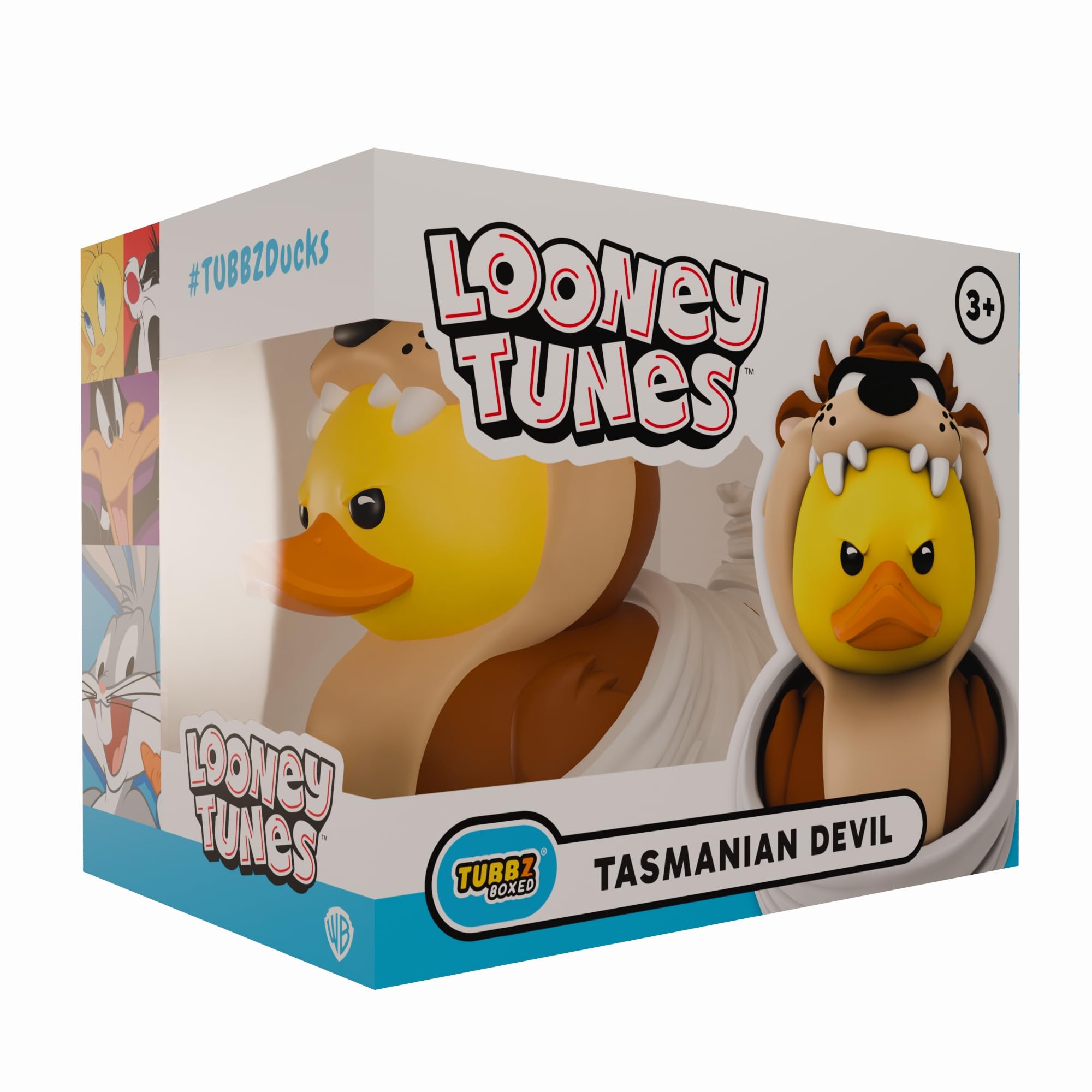 TUBBZ Looney Tunes - Tazmanian Devil Cosplaying Rubber Duck Collectible Figure | 3.54 in 1