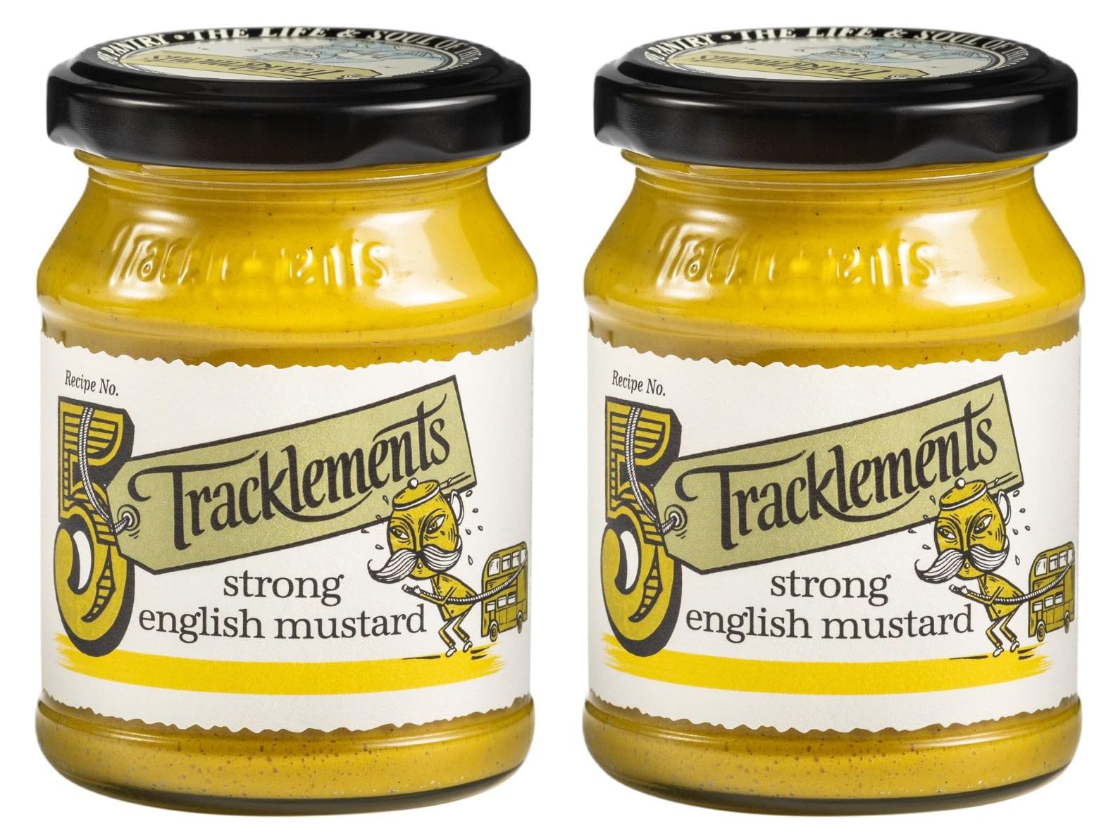 Tracklements Strong English Mustard - Traditional Hot Mustard for Gammon, Steak & Sausages 1