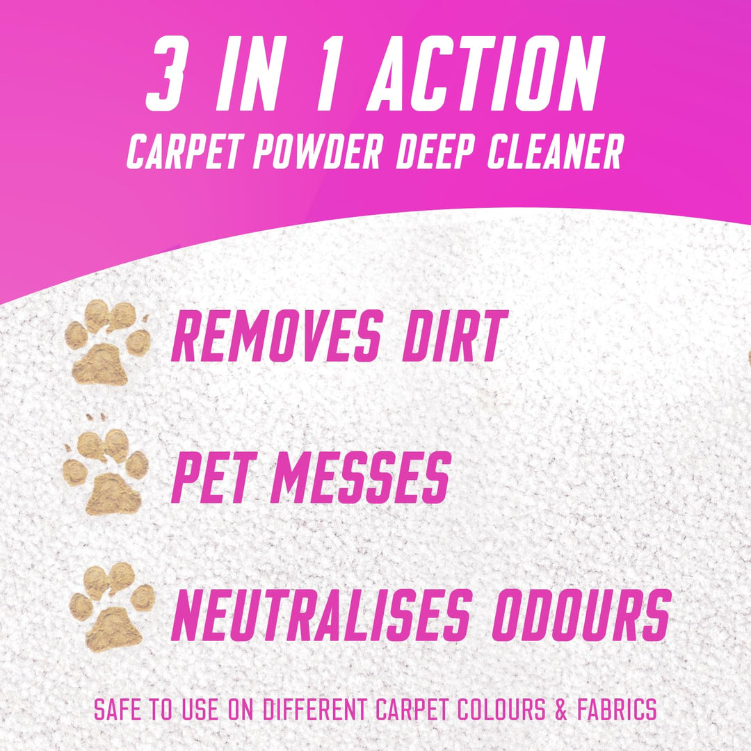 Vanish Carpet & Upholstery Clean & Fresh Power Powder (650g)