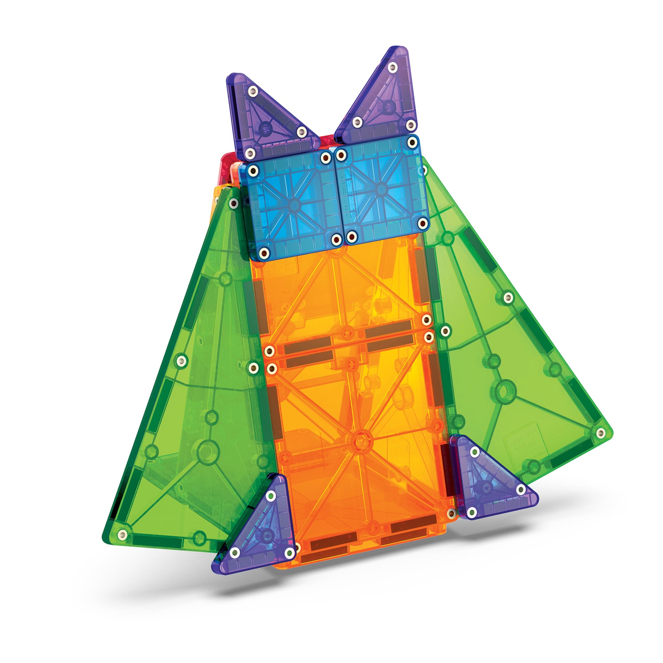 Magna-Tiles Combo 20-Piece Magnetic Building Set - Ages 3+ | MicroMAGS Compatible 5