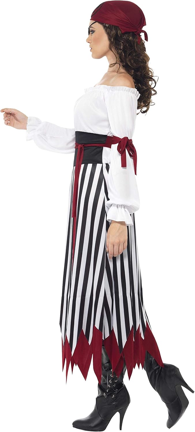 Smiffys Pirate Lady Costume - Adult Women Size 8-10 (20803S)