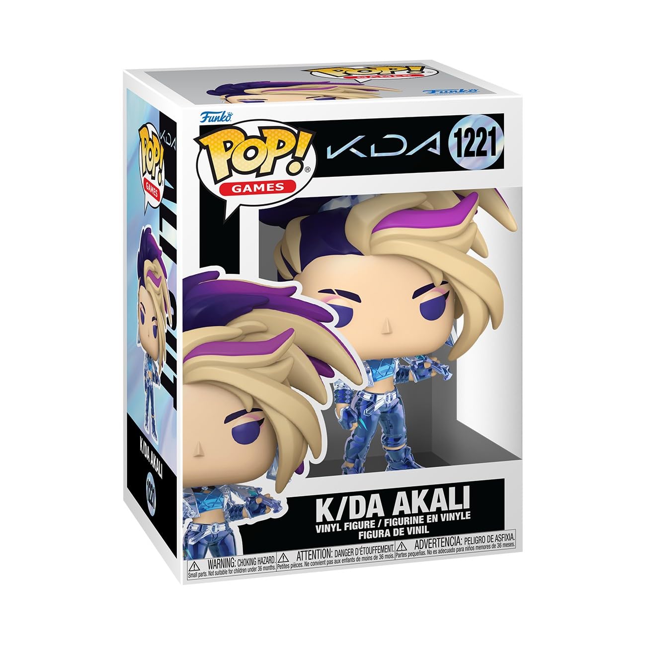 Funko Pop! Games League of Legends K/DA Akali Chibi Vinyl Figure | 3.75 in 1