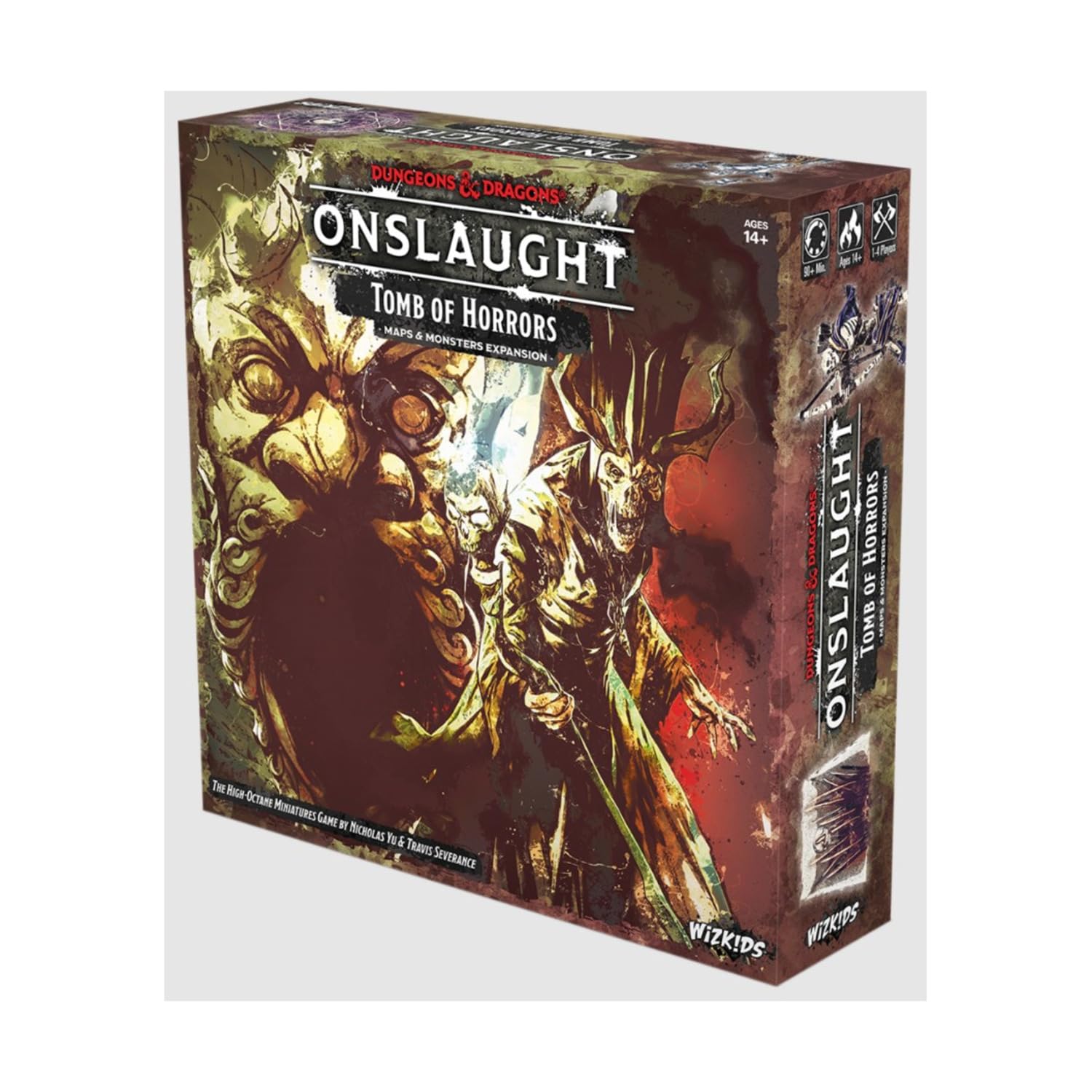 FLIPSIDE GAMING Dungeons & Dragons Onslaught: Tomb of Horrors Expansion - Solo/Co-op Board Game Pieces for Ages 8+ 1