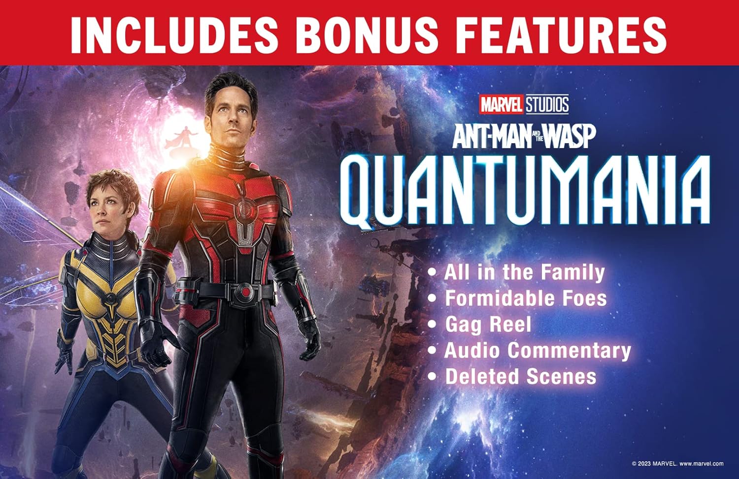 Marvel Studios Ant-Man and The Wasp: Quantumania Blu-ray [Region Free] 2