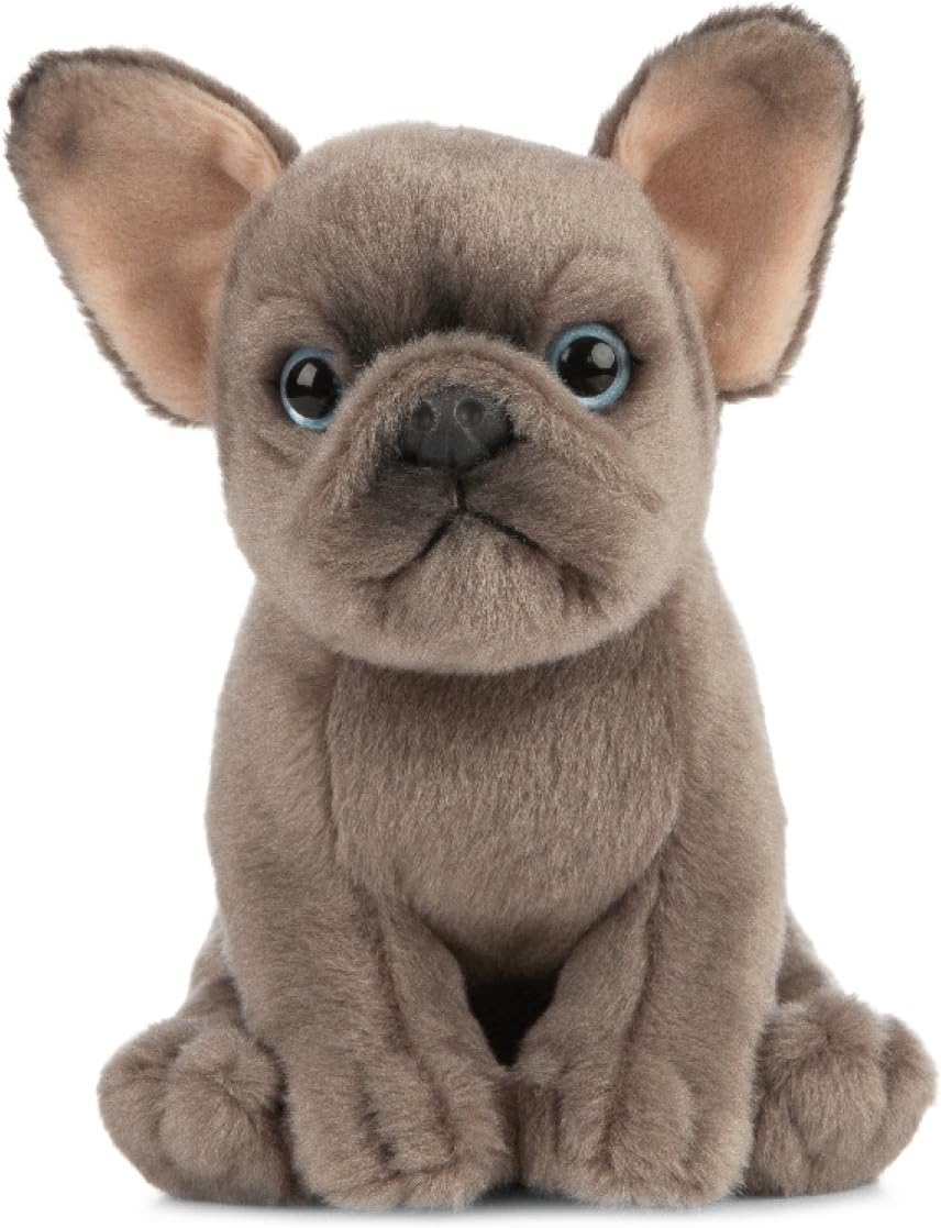 Living Nature French Bulldog Puppy Plush Toy - 16cm Realistic Stuffed Animal 1
