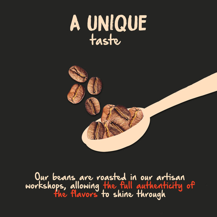 Naturela Organic Coffee Beans - Intenso Blend 100% Arabica & Robusta Roasted Whole Beans