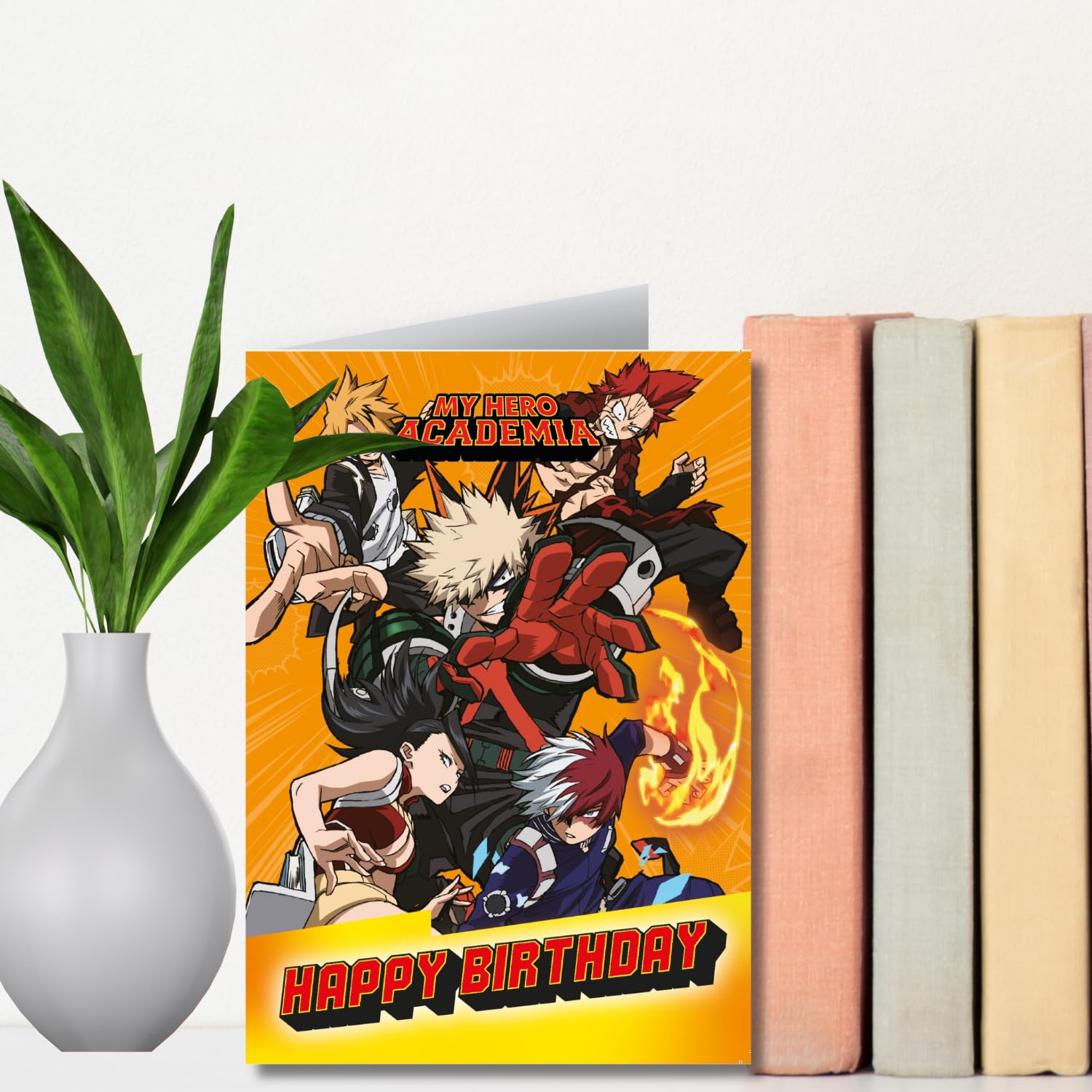 Danilo Promotions LTD My Hero Academia Birthday Card | A5 Size | Unisex-Kids