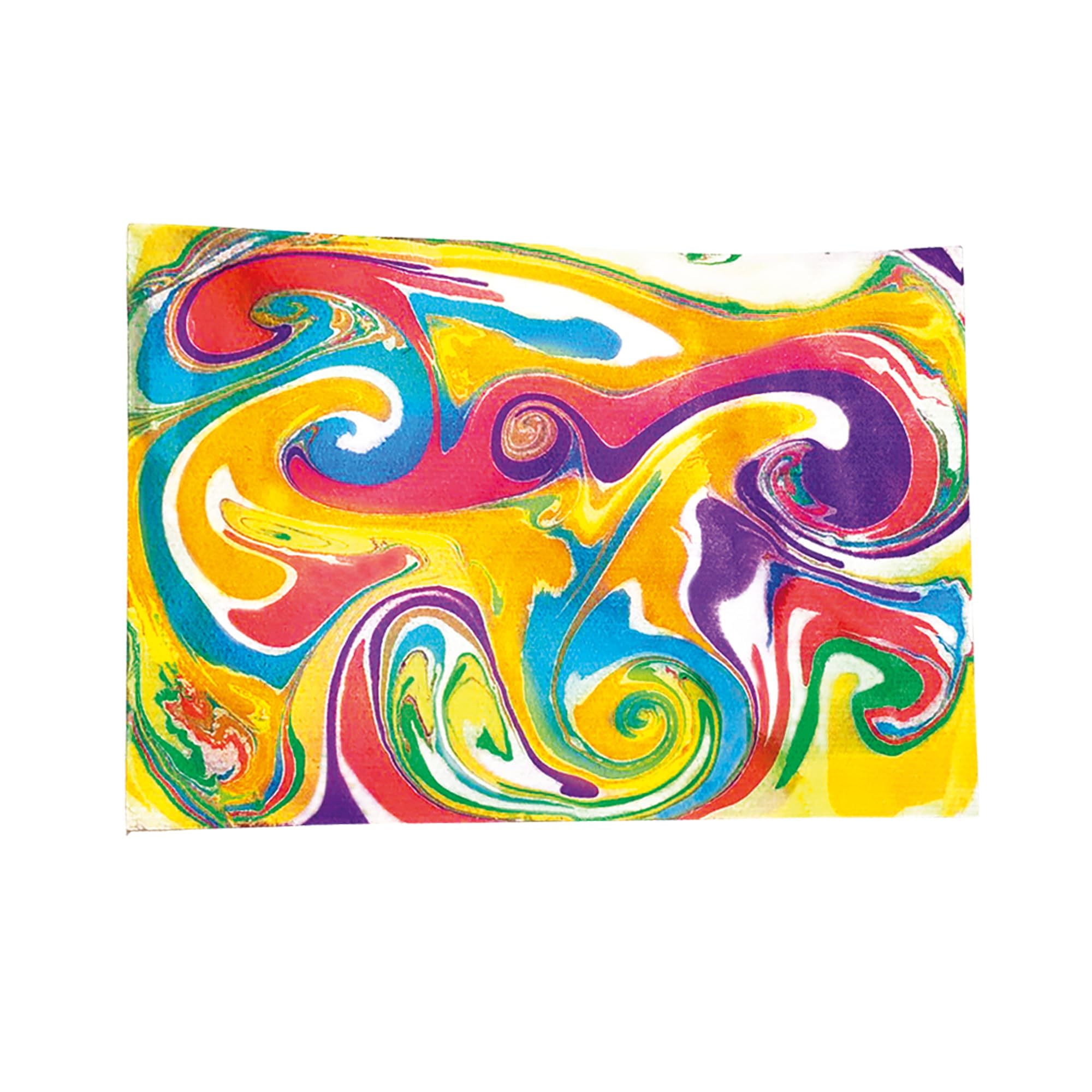 Paint Pop Marbling Art Creations Set - 12 Colors, 10 Papers, Mess-Free Water Art Kit 4