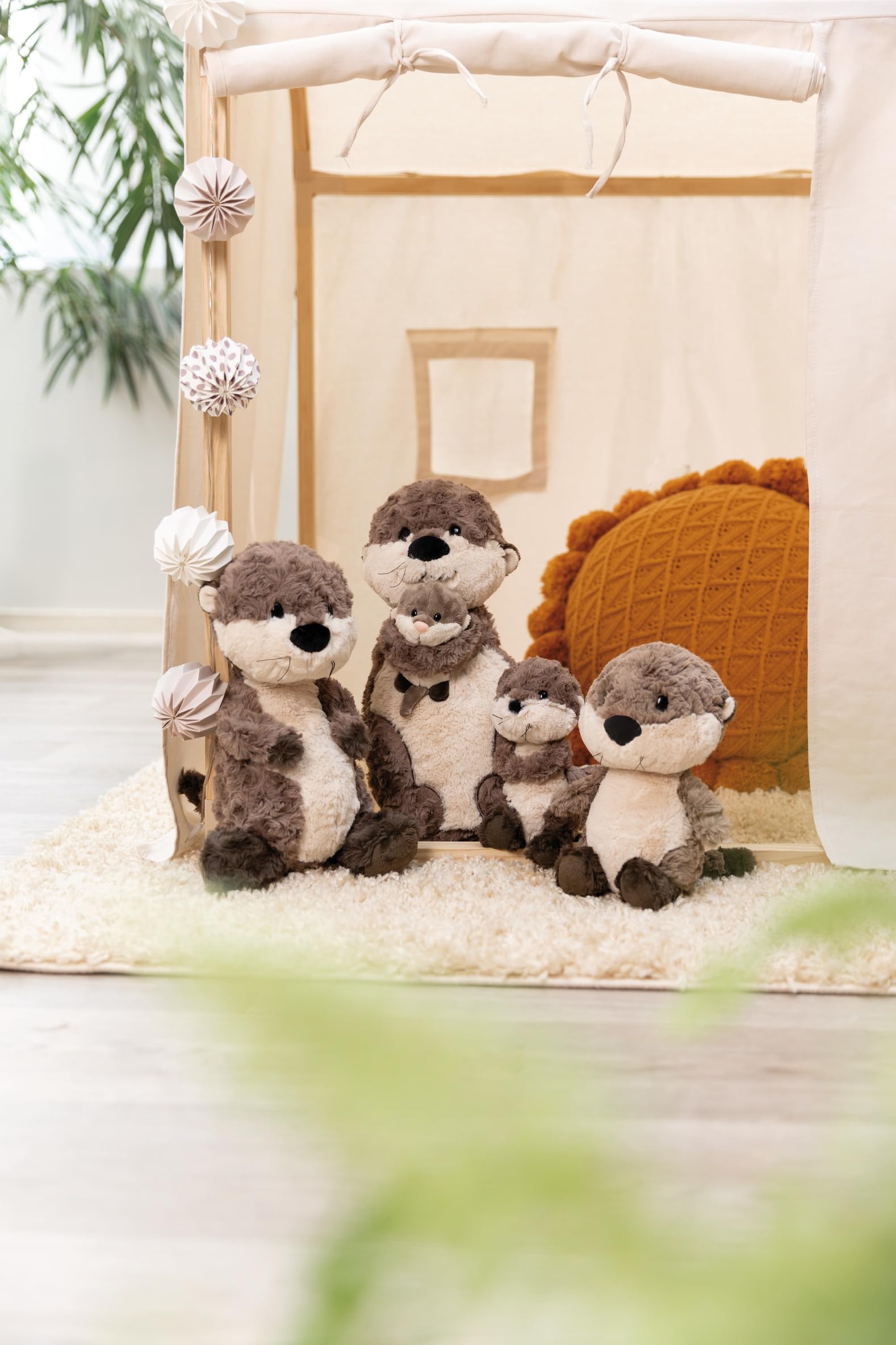 Nici Cuddly Otter Oda 25cm - Sustainable Plush Toy for Babies & Kids