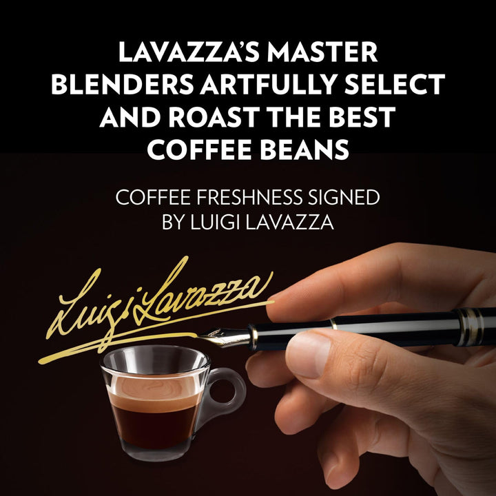 Lavazza Espresso Maestro Intenso, 100 Aluminum Capsules Compatible with Nespresso Original Machines
