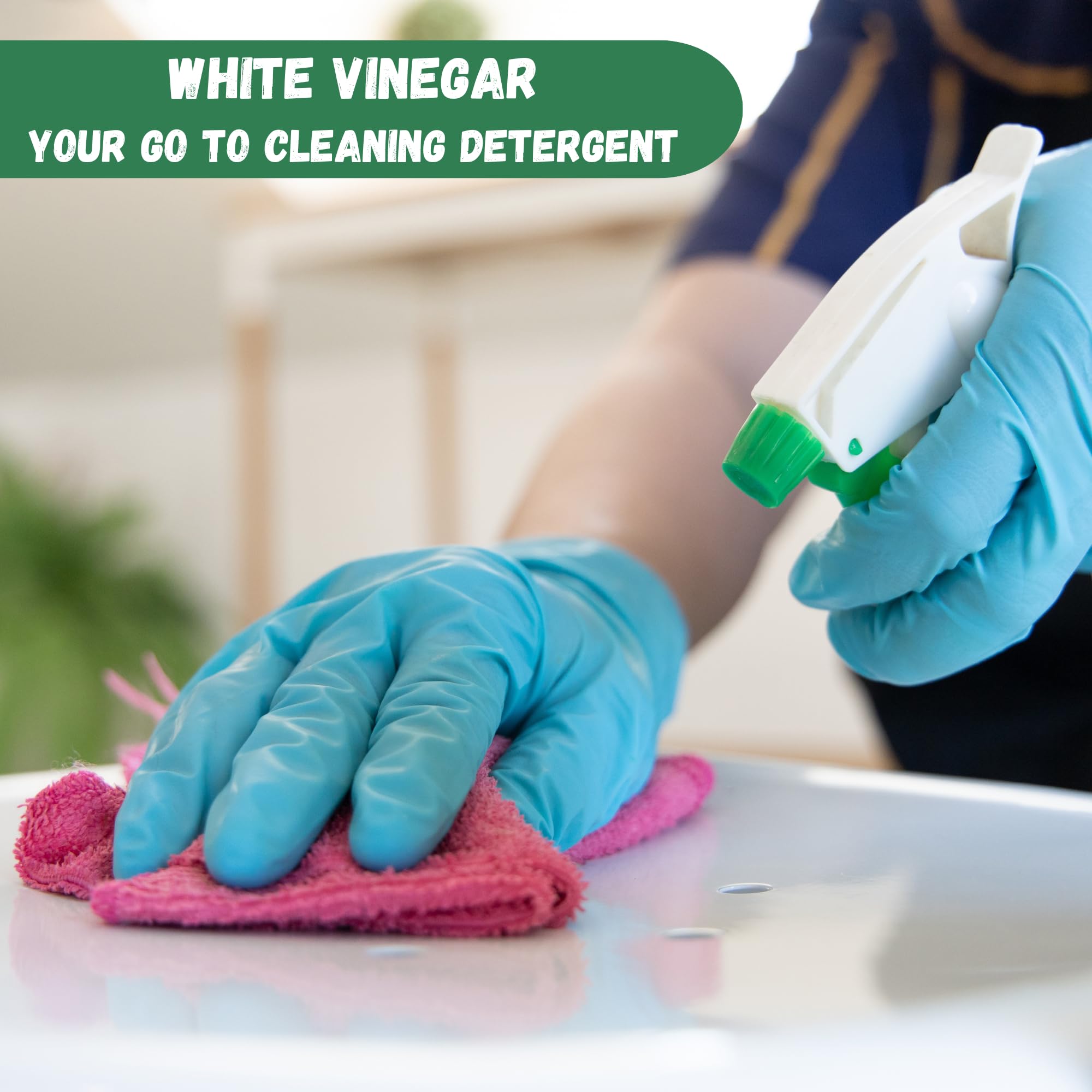 BLUES White Vinegar Cleaning Spray - 500ml All-Purpose Cleaner with 4% Acetic Acid 5