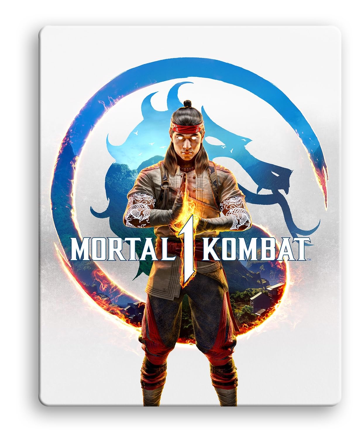 MORTAL KOMBAT 1 SteelBook Case | White | 190x140x20mm