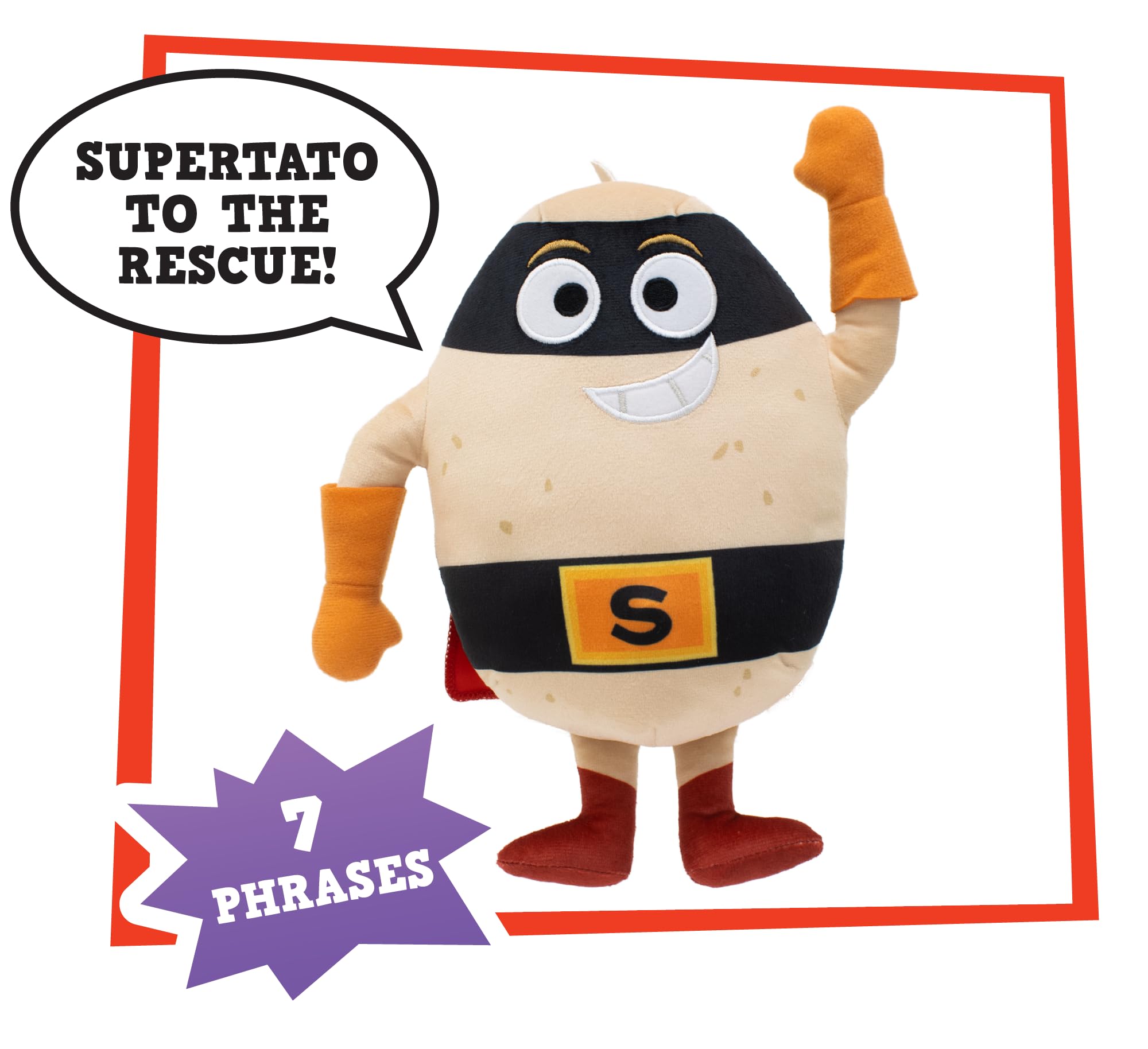 Supertato Talking Plush Toy - Superhero Cape & Sound Effects from CBeebies 16