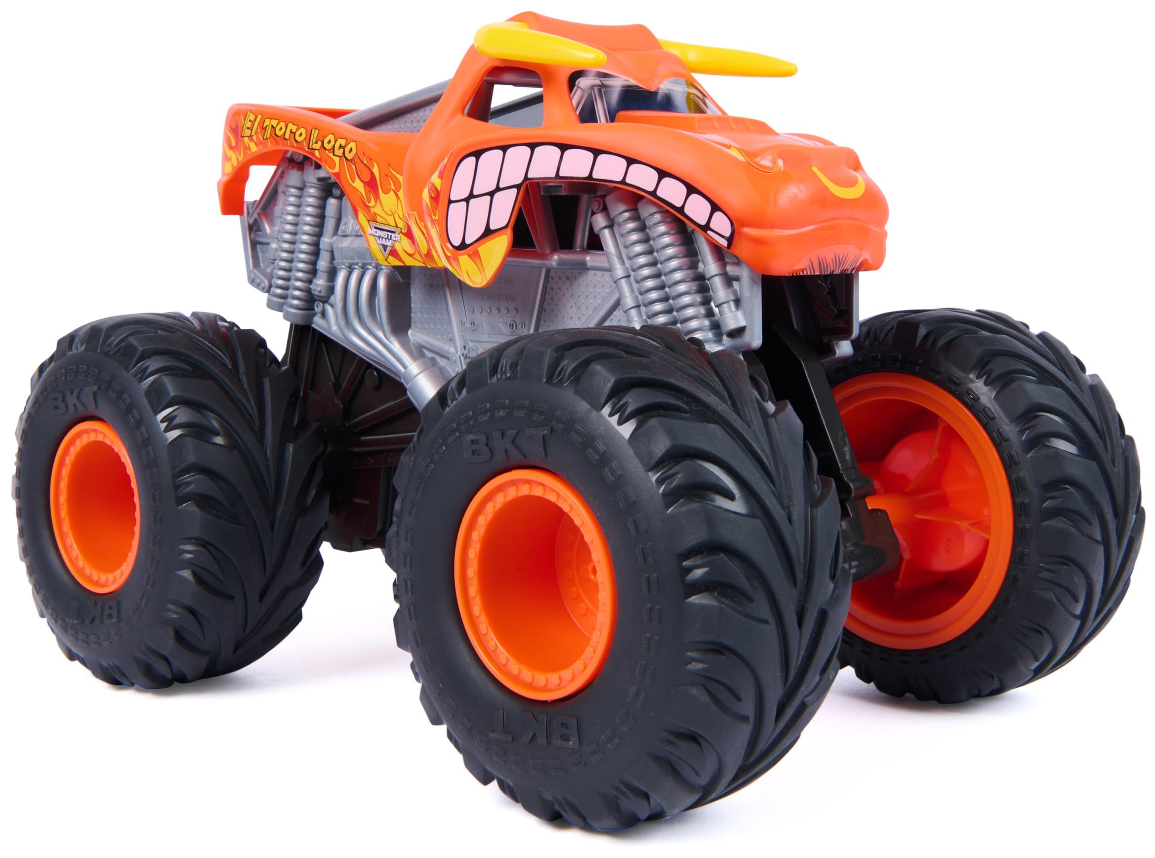 Monster Jam Rev ‘N Roar El Toro Loco 1:15 Scale Monster Truck with Sound Effects | 4WD 2