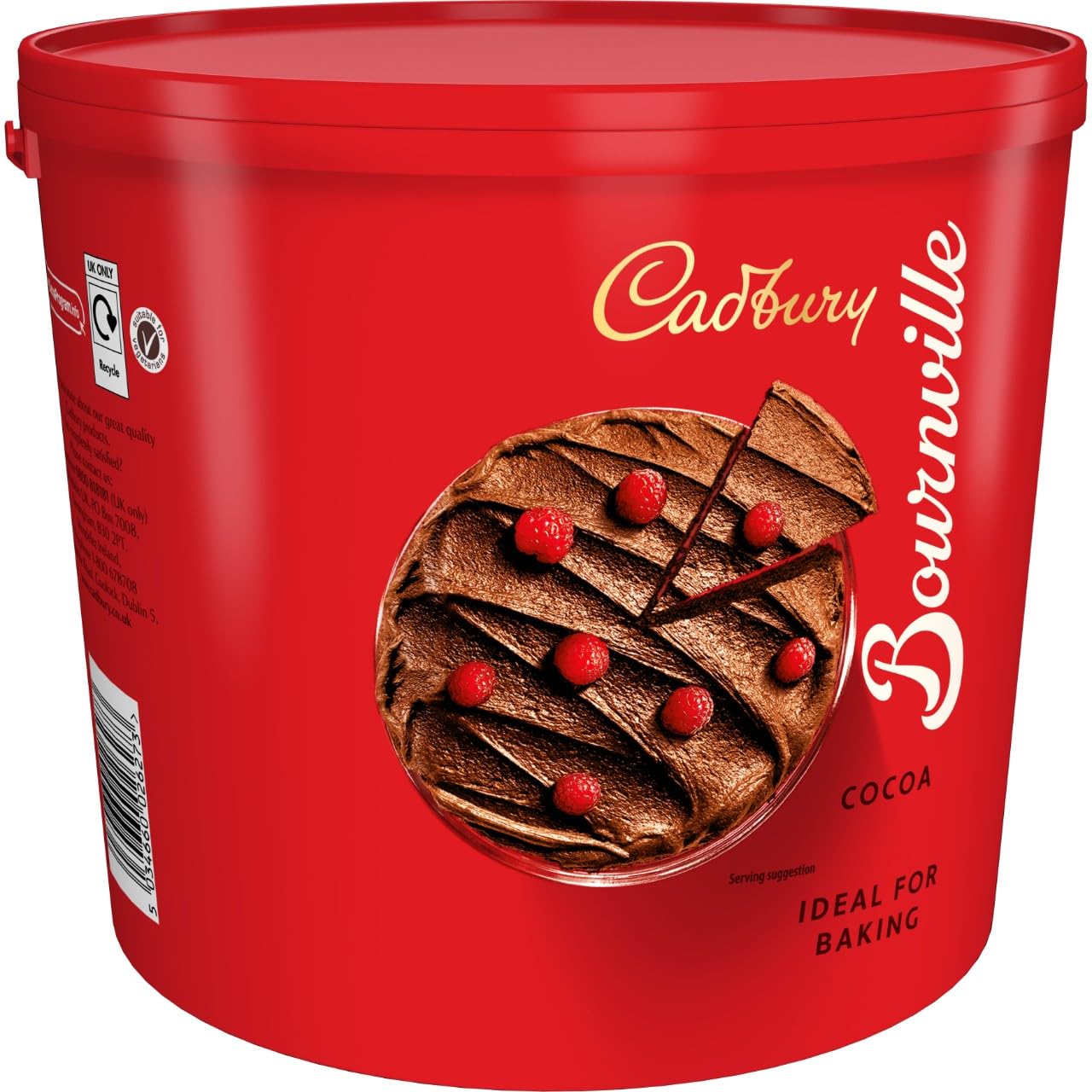 Cadbury Bournville Cocoa - Rich Dark Chocolate Flavour for Baking & Drinking | 1.5 kg 6