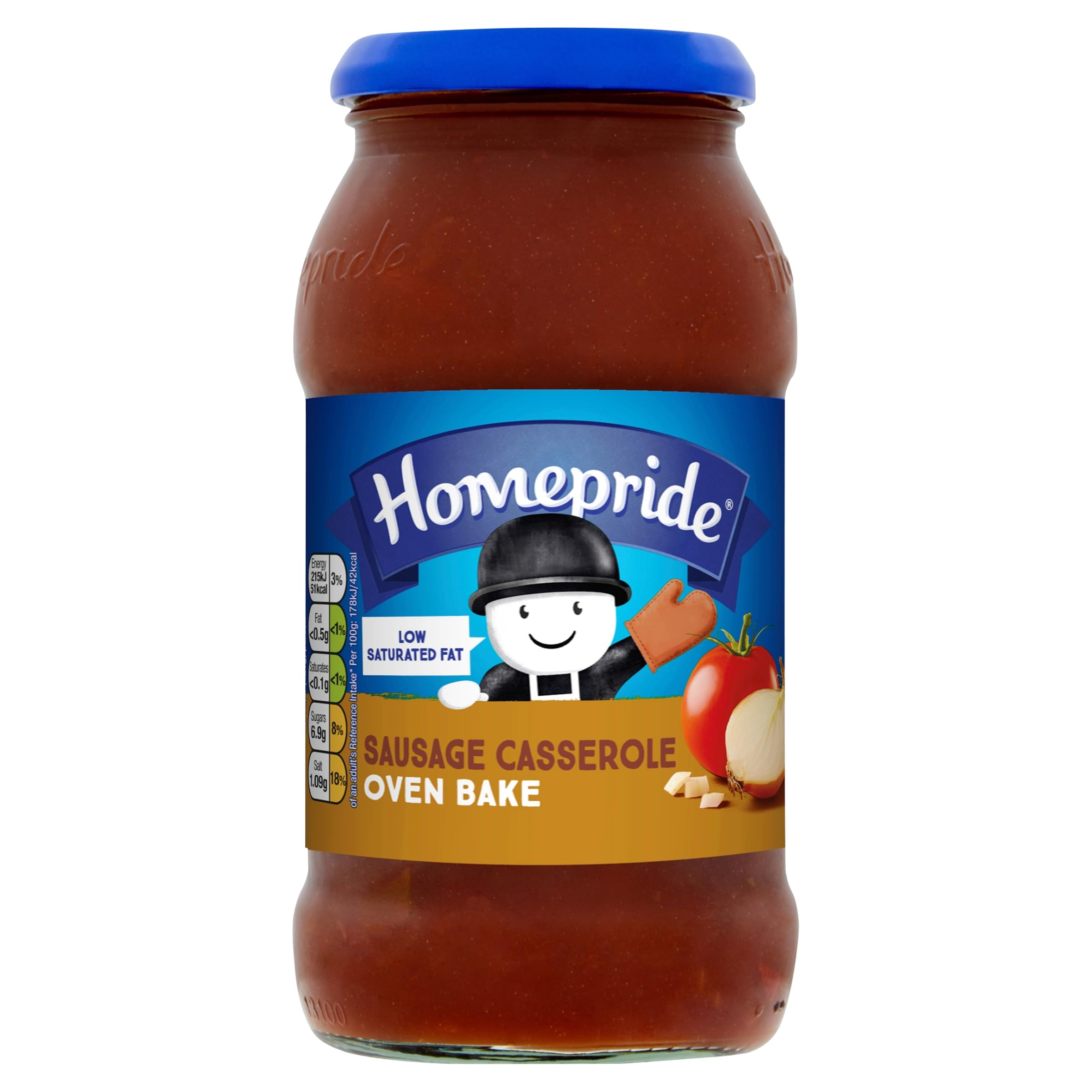 Homepride Sausage Casserole Oven Bake Cooking Sauce - Low in Saturated Fat, Vegetarian, 485g 3