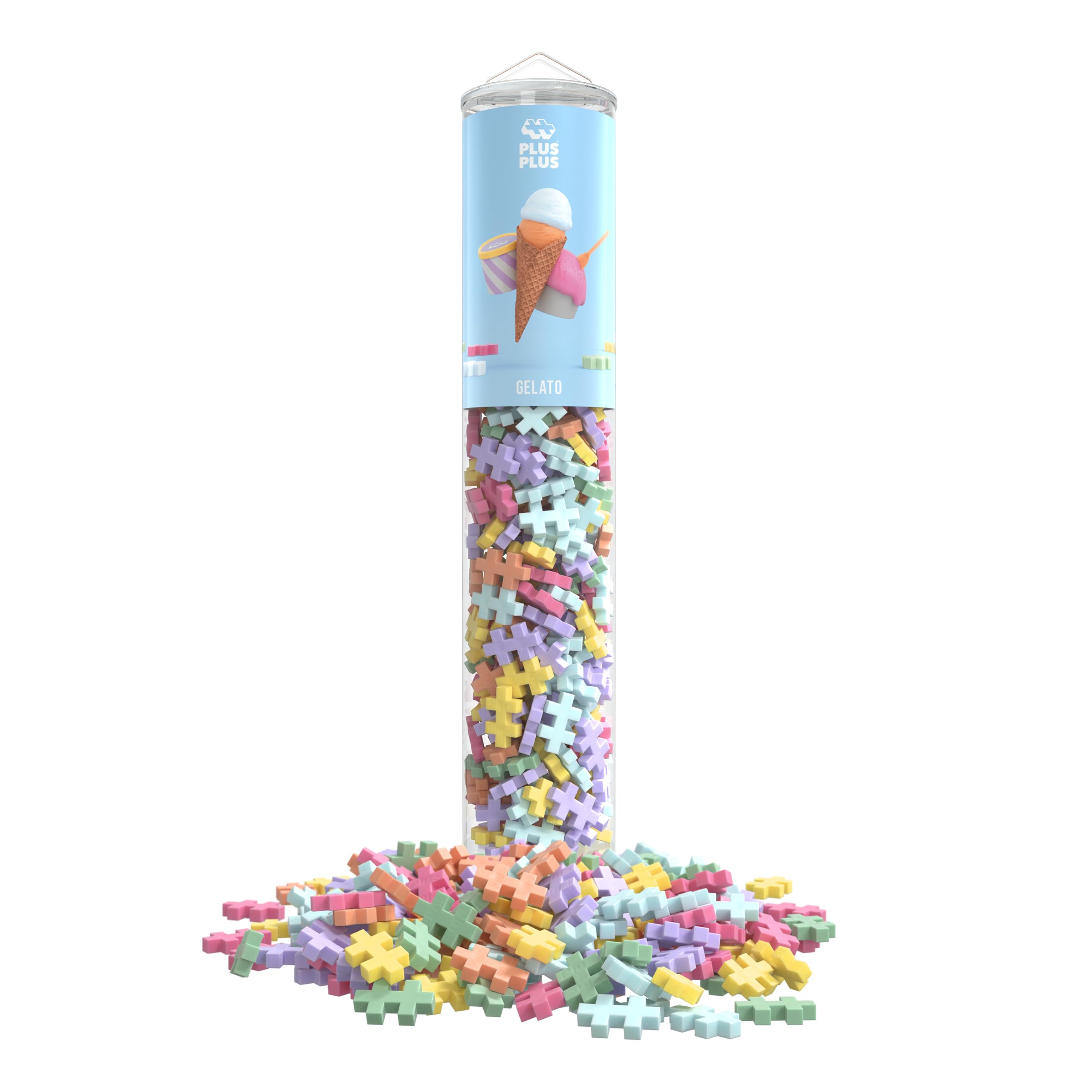 PLUS PLUS Building Blocks - 240 Piece Gelato Mix | Ages 5-12 | Made in Denmark 1