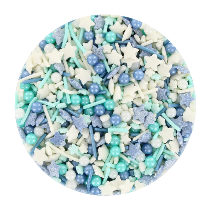 Baked with Love - Blue Sprinkles Party Mix | 90g Resealable Bottle