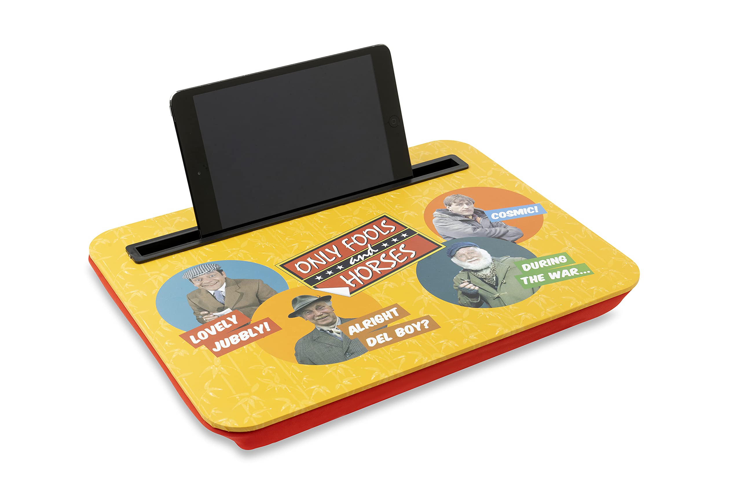 HOX Only Fools & Horses Lap Tray - Tablet Slot & Cushion | Polypropylene | Multicolor 3