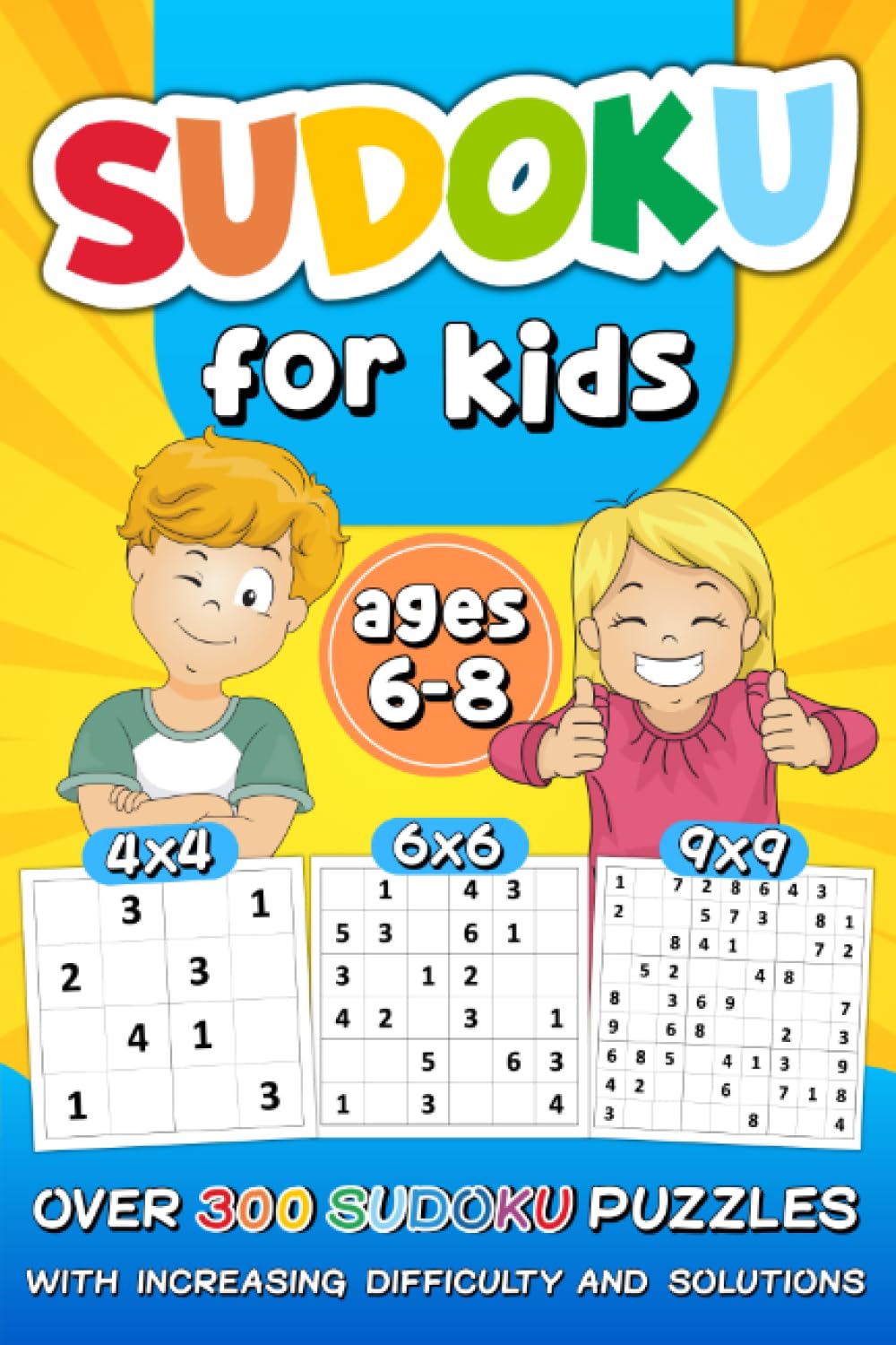 LogicKids Publishing Sudoku for Kids Ages 6-8 - Over 300 Puzzles | Paperback