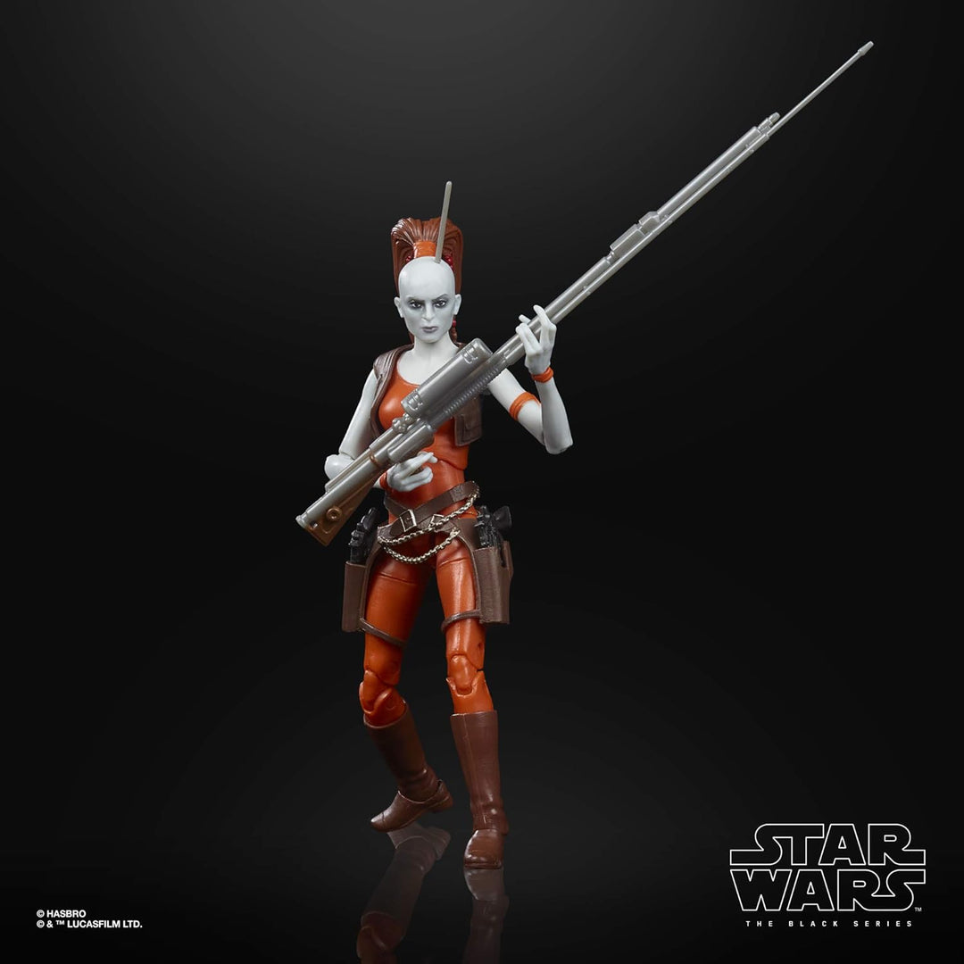 Star Wars The Black Series Aurra Sing 6-Inch Action Figure - Premium Articulation for Ages 4+