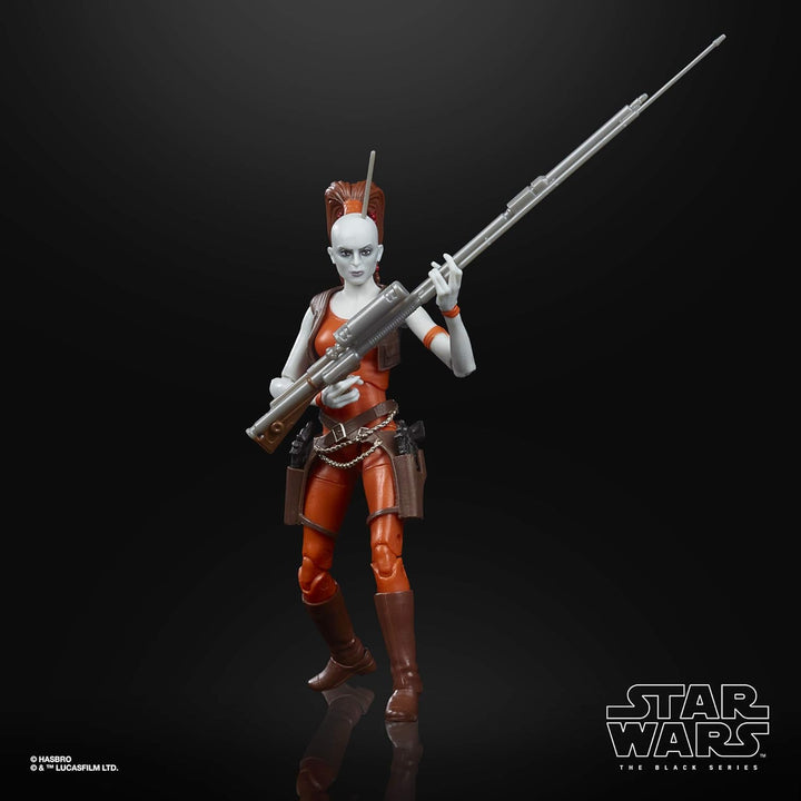 Star Wars The Black Series Aurra Sing 6-Inch Action Figure - Premium Articulation for Ages 4+