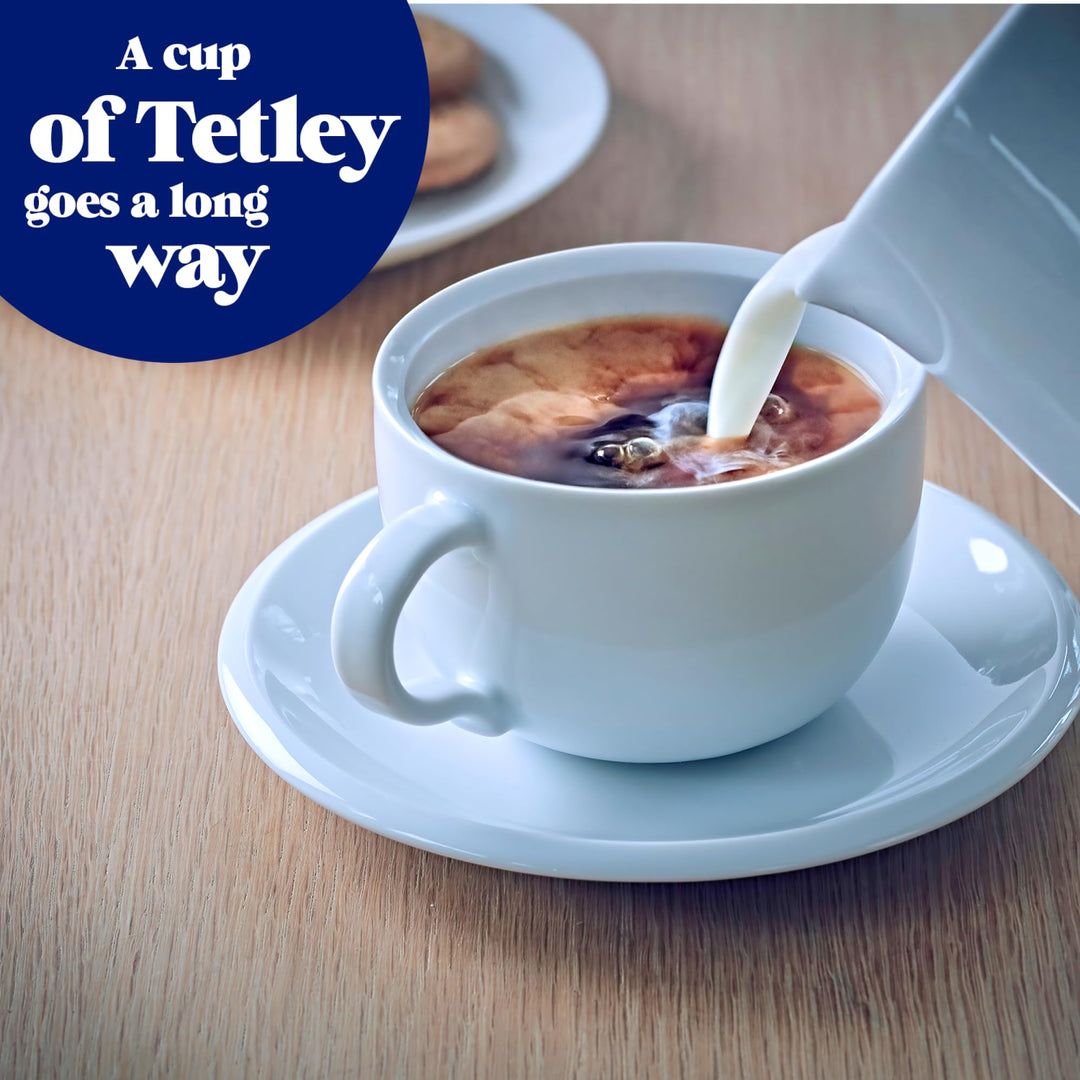 Tetley Extra Strong Black Tea Bags - 450 Bags (6 x 75) - Bold Assam Blend, Rainforest Alliance Certified