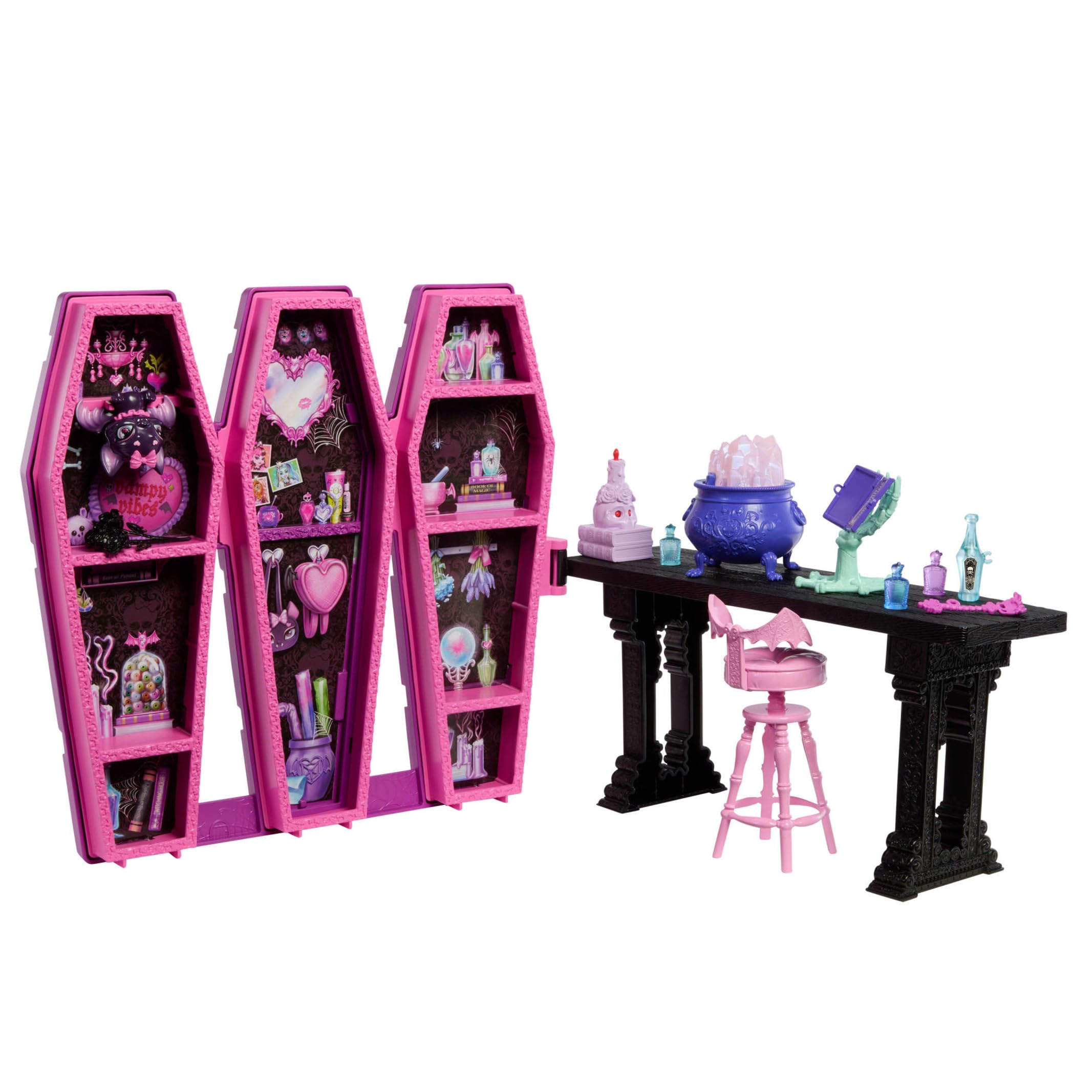 Draculaura Secret Potion Room Playset - Monster High Magical Potion Play for Kids 4+ 1