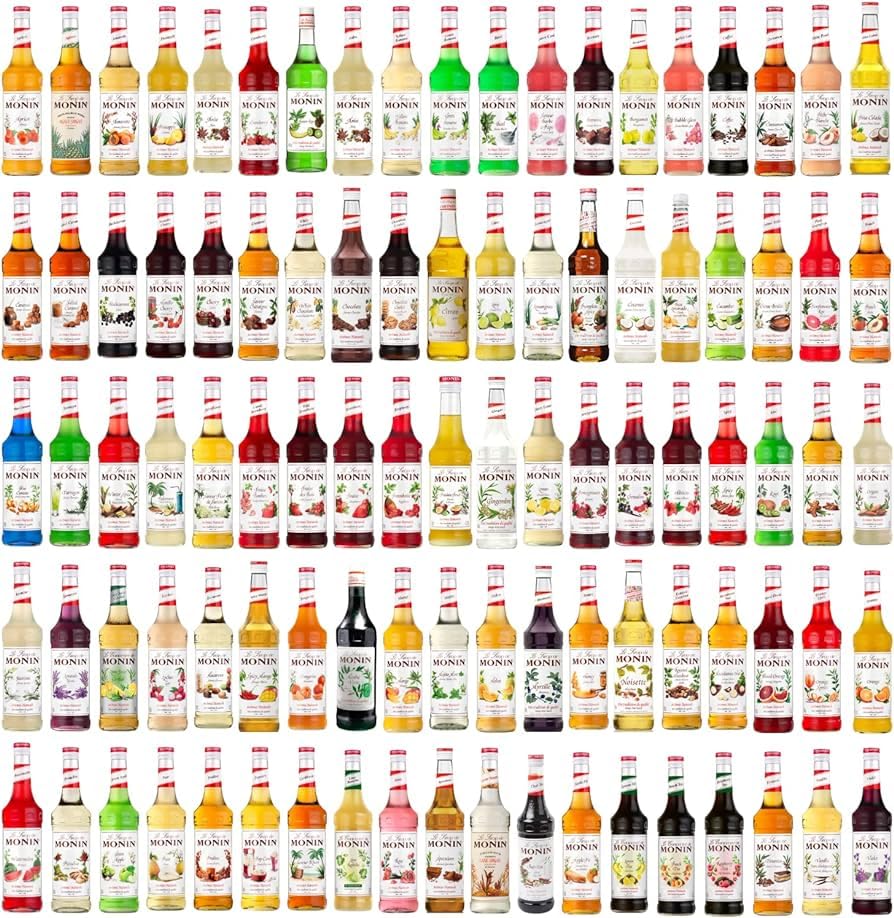 Monin Premium Cherry Syrup - 700ml | Vegan, Natural Flavouring for Cocktails & Mocktails