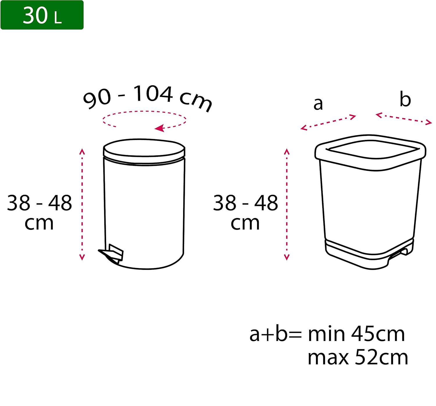 Relevo 100% Recycled Heavy Duty Bin Liners 30L - 15 Bags, Anti-Drip System, Blue Angel Certified 5