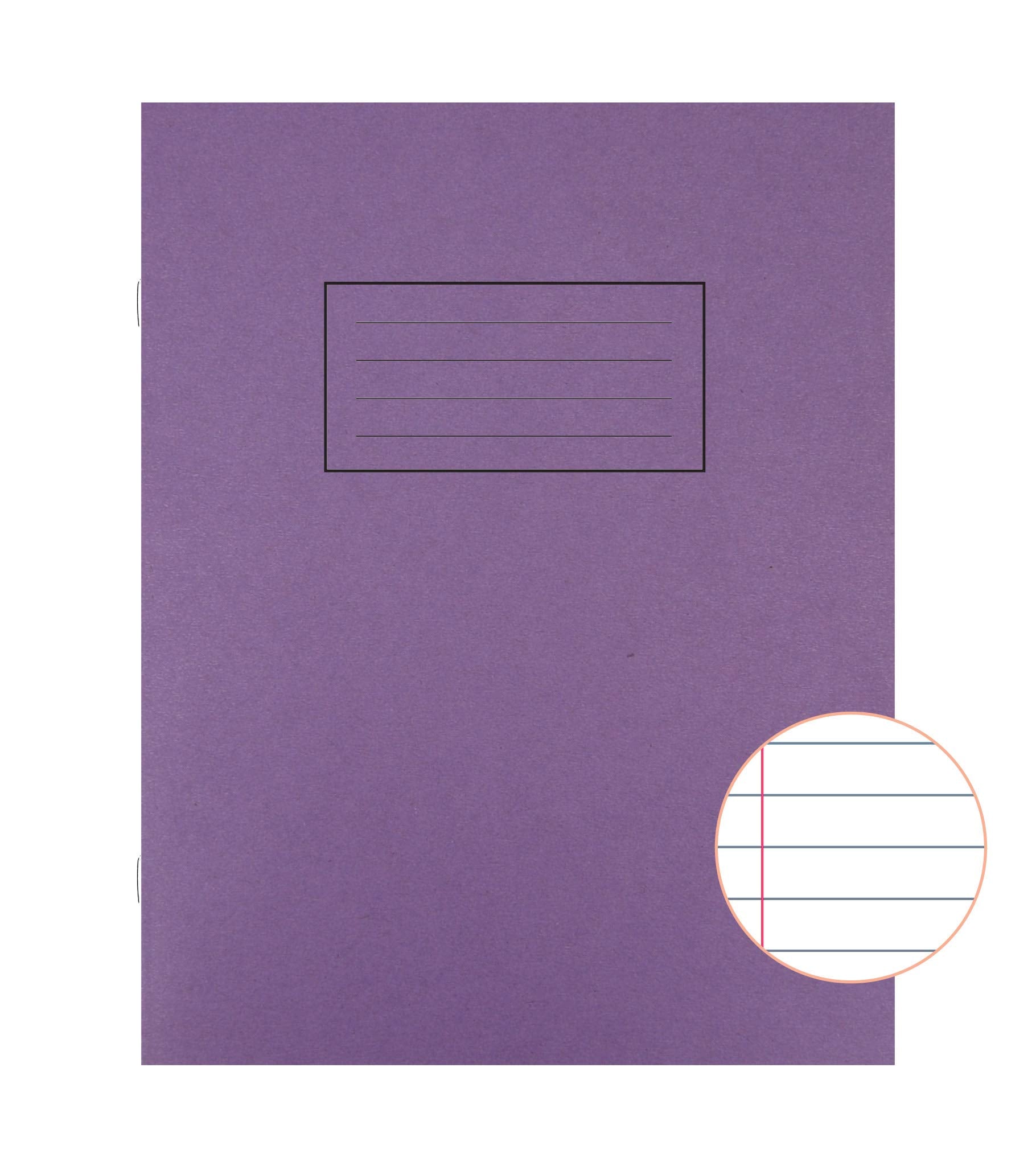 Silvine Exercise Book, 229mm x 178mm, Assorted, Pack of 10 , SV42364 4