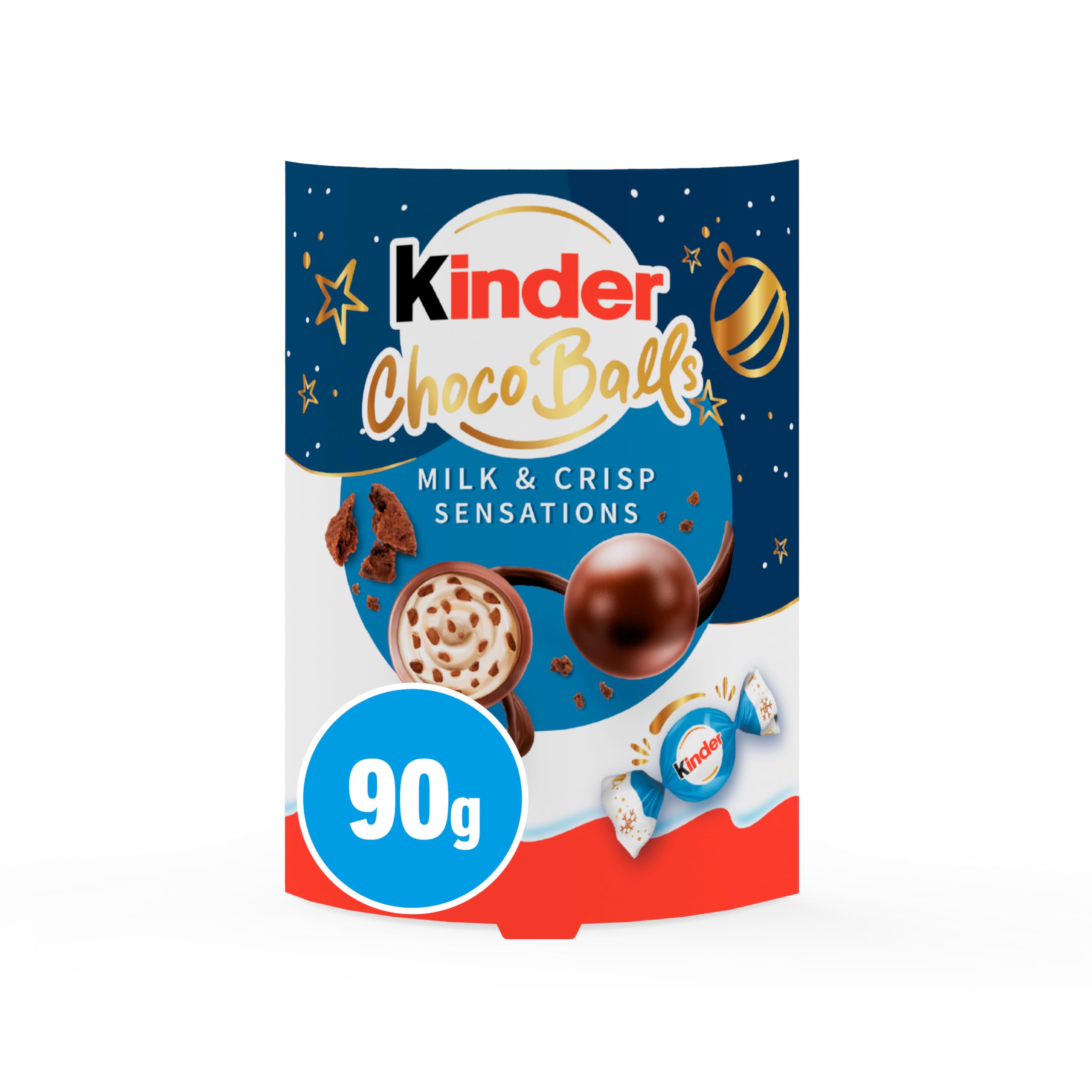 Kinder Milk & Crisp Sensations Choco Balls - 90g 1