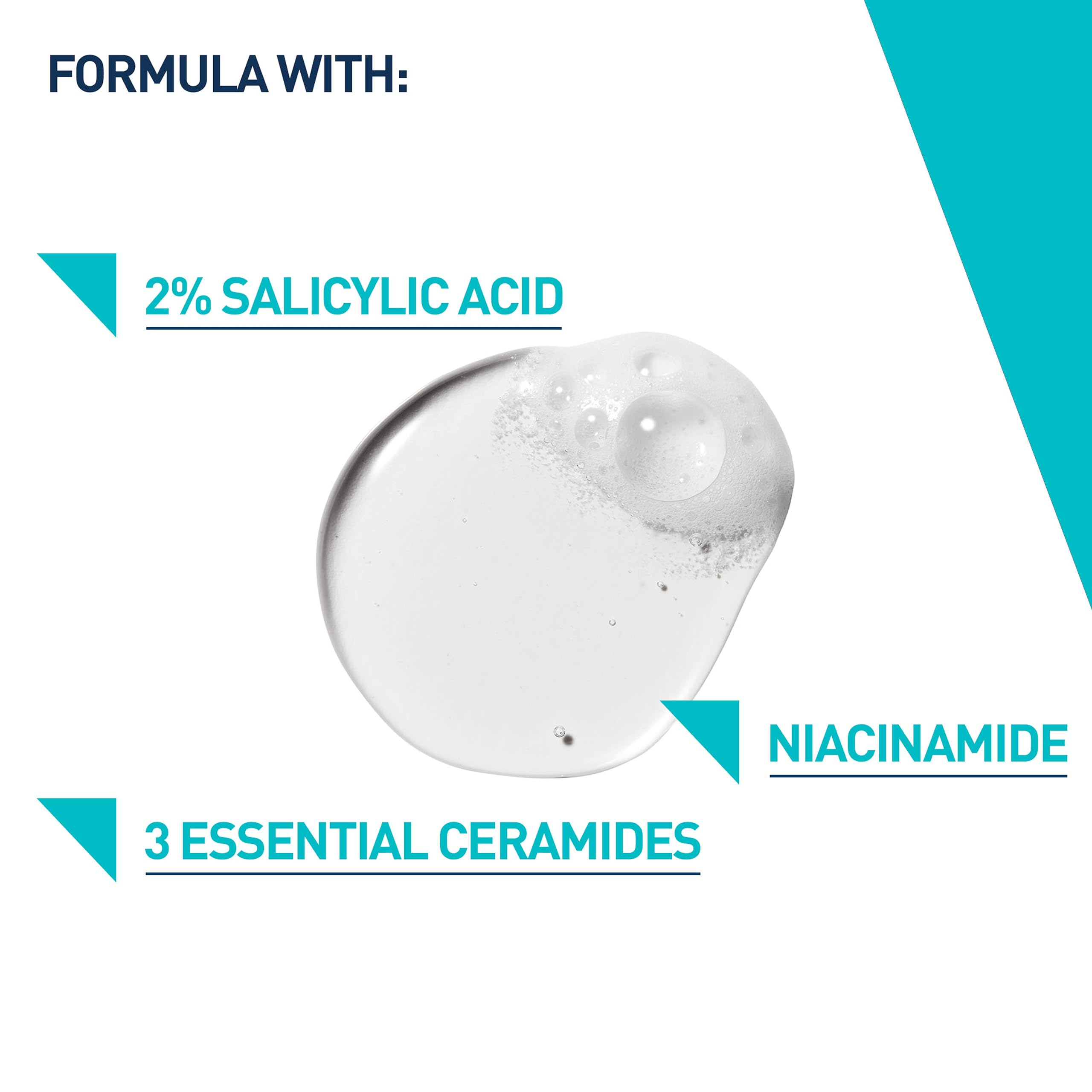 CeraVe Blemish Control Face Cleanser with 2% Salicylic Acid & Niacinamide (236ml)
