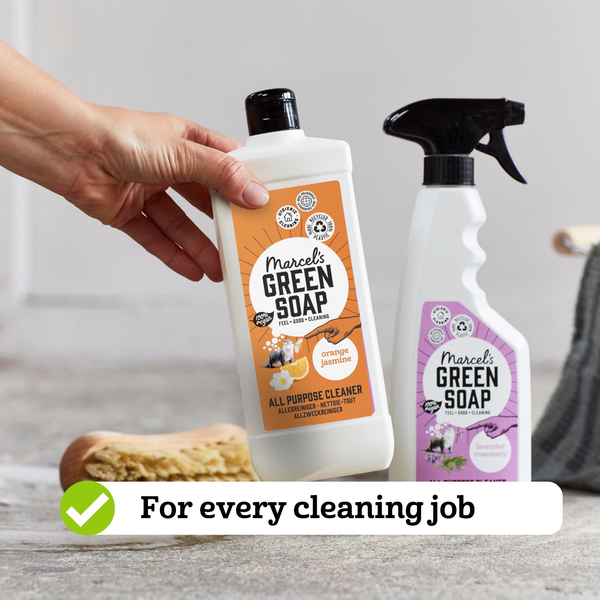 Marcel's Green Soap All Purpose Cleaner Orange & Jasmine 750 ml Microplastic-Free Vegan