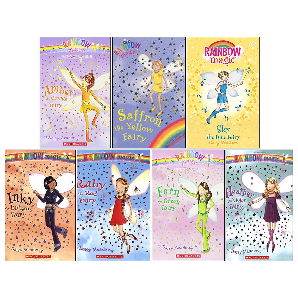 Rainbow Magic Series 1 - Colour Fairies 7 Books Set (Books 1 to 7) 2