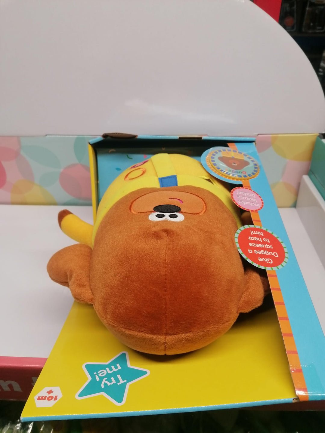 Hey Duggee Talking Soft Toy - Interactive Plush with Sounds & Badge