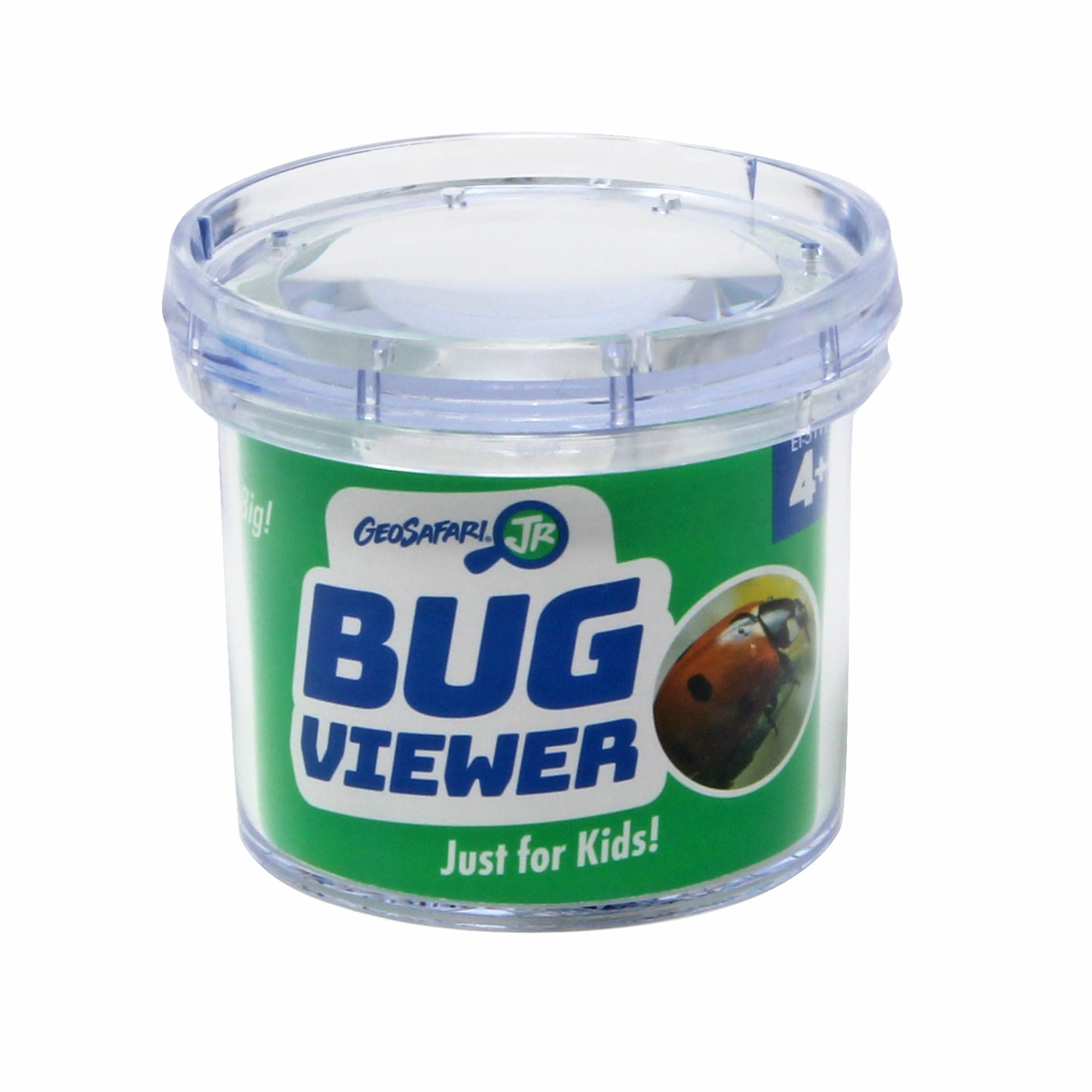 Learning Resources GeoSafari Jr. Bug Viewer - 3x Magnification & Measuring Grid for Kids Ages 4-8
