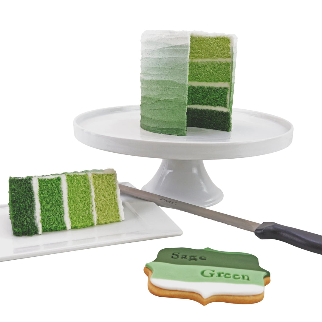 PME Paste Food Colour Sage Green 25g - Concentrated Gel Paste for Baking