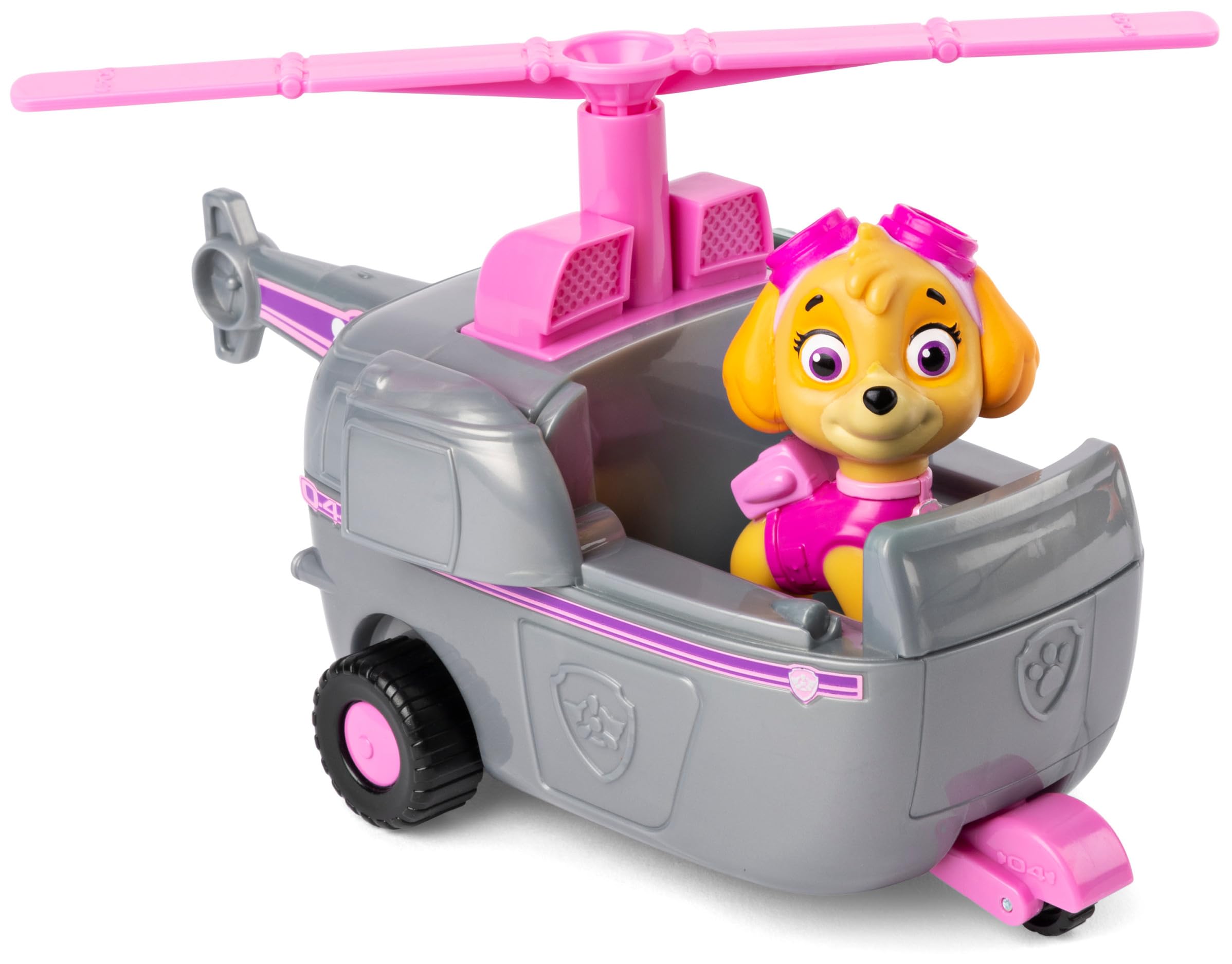 Paw Patrol Skye's Helicopter with Collectible Action Figure - Vehicle Toy for Kids 3+ 6