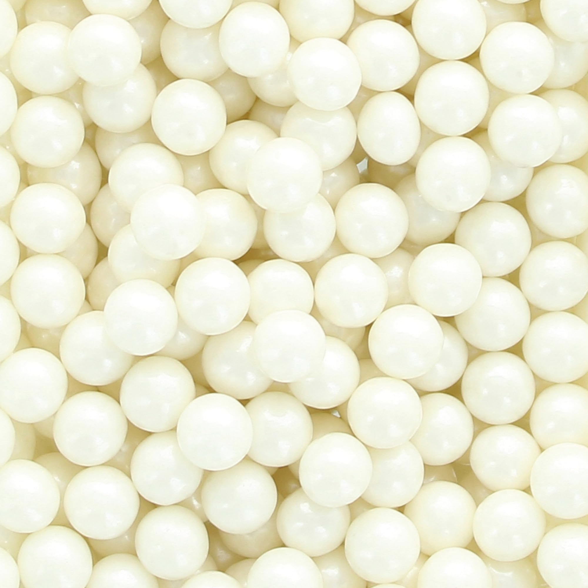 Culpitt Select Edible Pearls - White 7mm Beads for Cake Decorating | 500g Pouch
