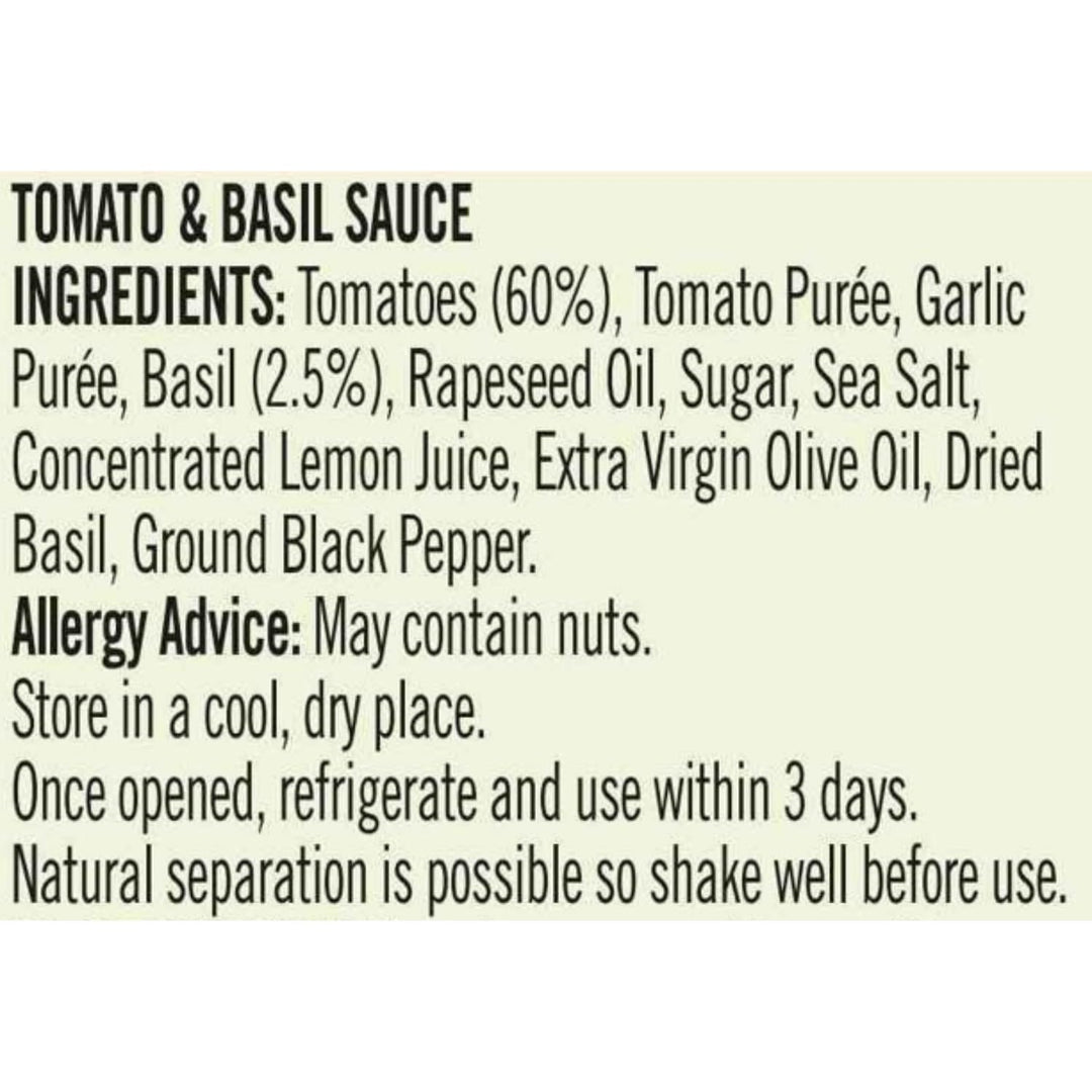 Loyd Grossman Italian Tomato & Basil Sauce (350g)