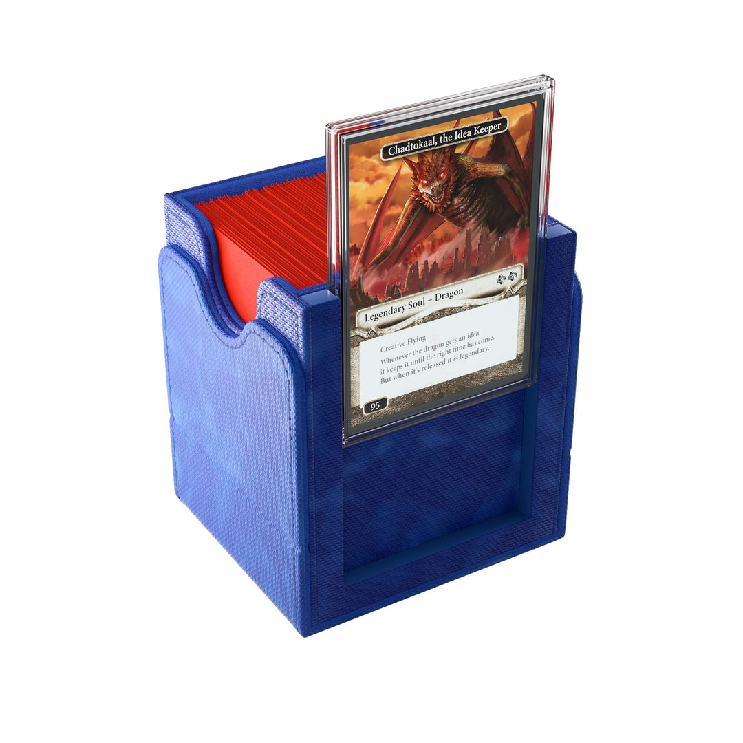 Gamegenic Magic: The Gathering Squire Plus 100+ XL Convertible Blue Commander Deck Box