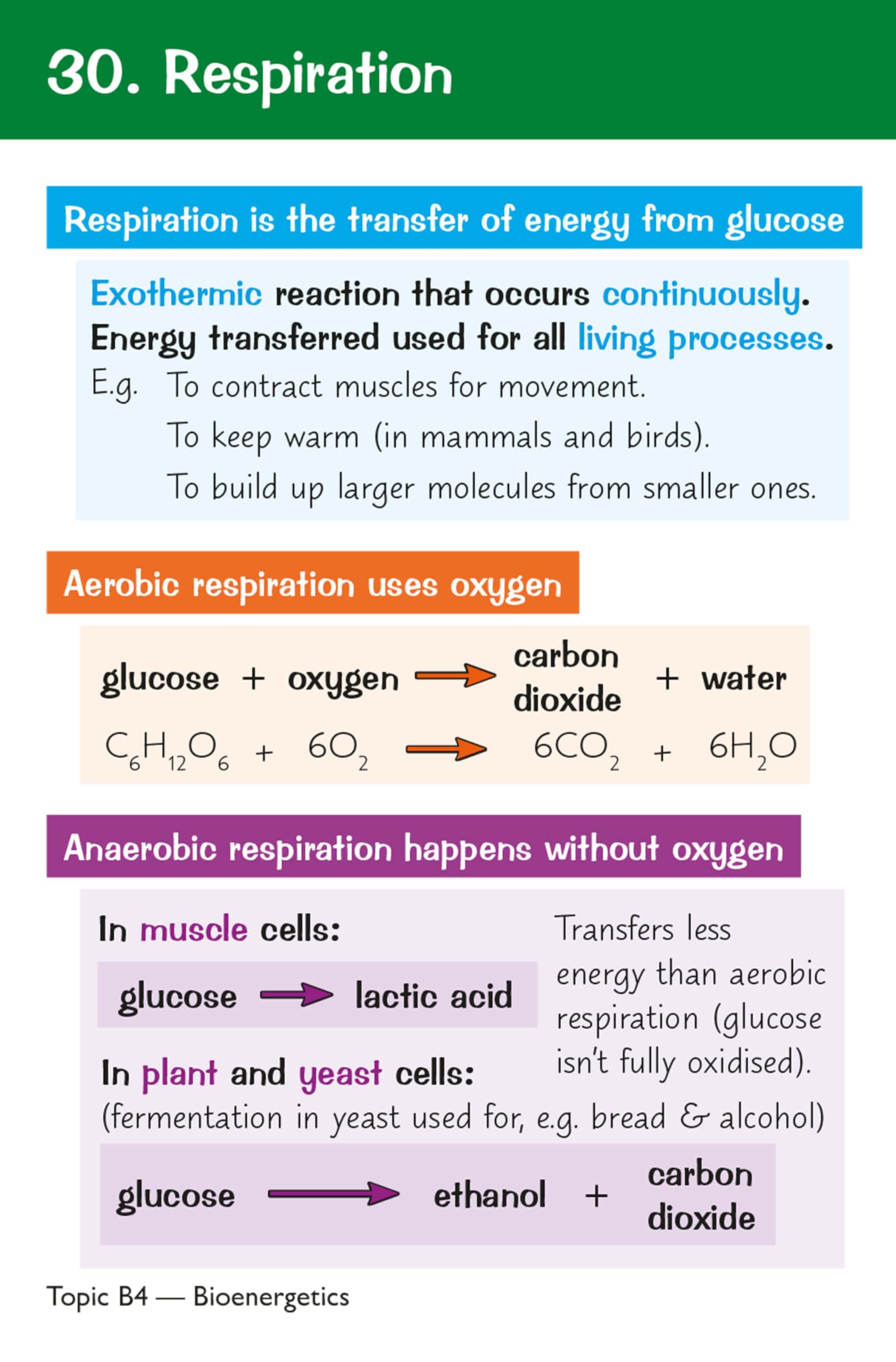CGP New GCSE Combined Science AQA Higher Key Fact Revision Cards | Teaching Aid 7