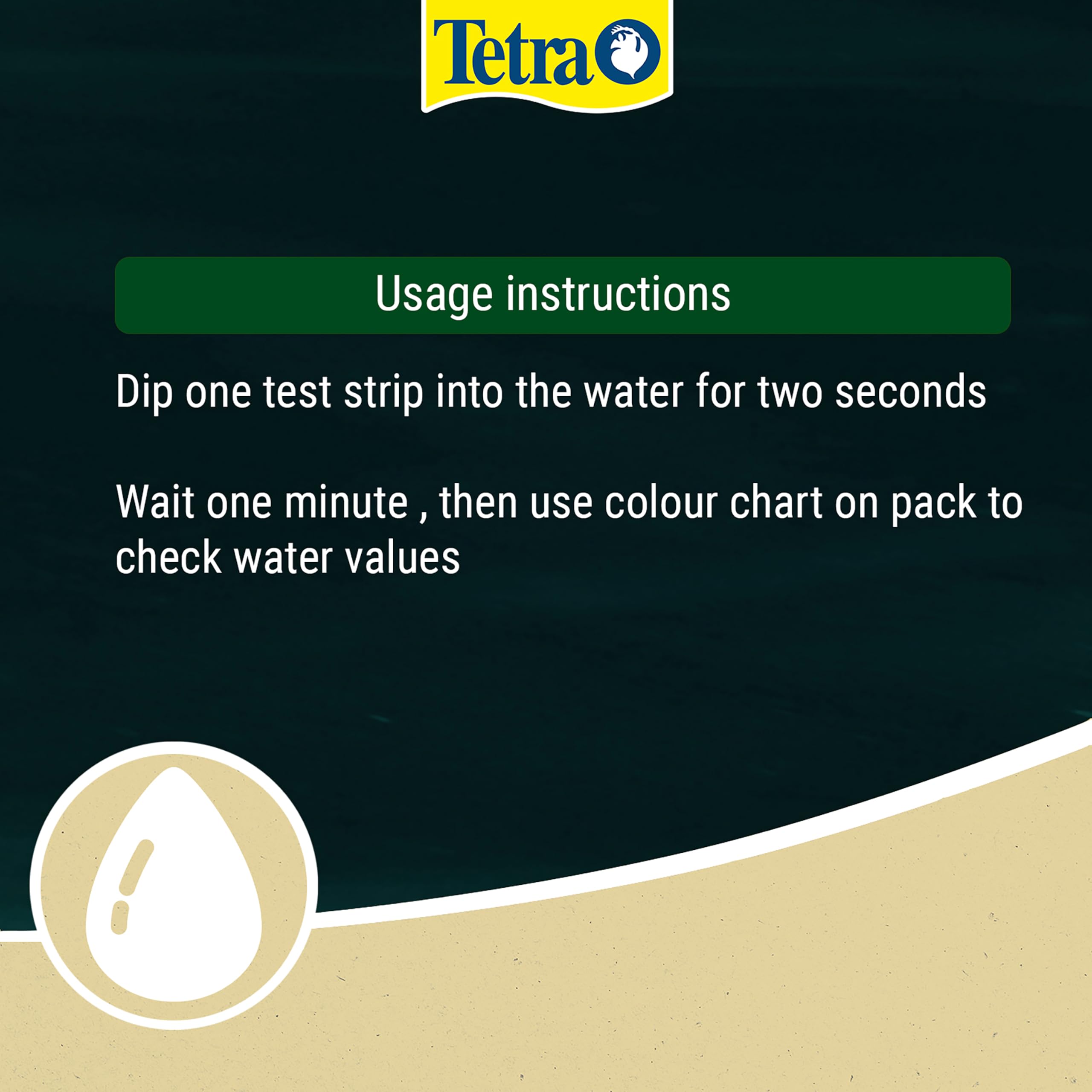 Tetra 7in1 Pond Water Testing Kit - Measures pH, KH, Nitrite, Nitrate, GH, CO2, Chlorine | 25 Strips 6