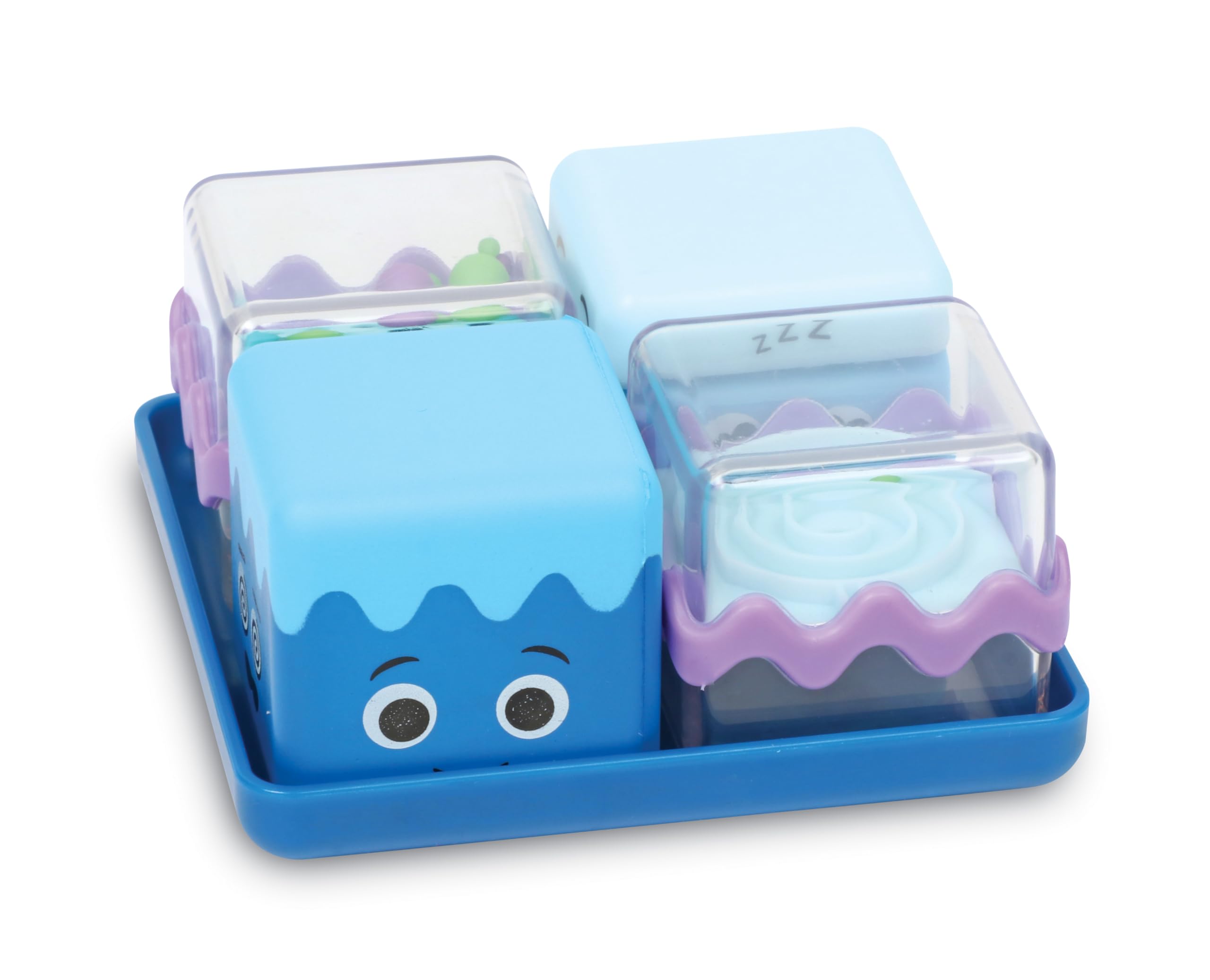 Learning Resources Cool Down Cubes Sensory Fidget Toy Pack - 4 Fidget Actions | Ages 4+ | Multicolor 1