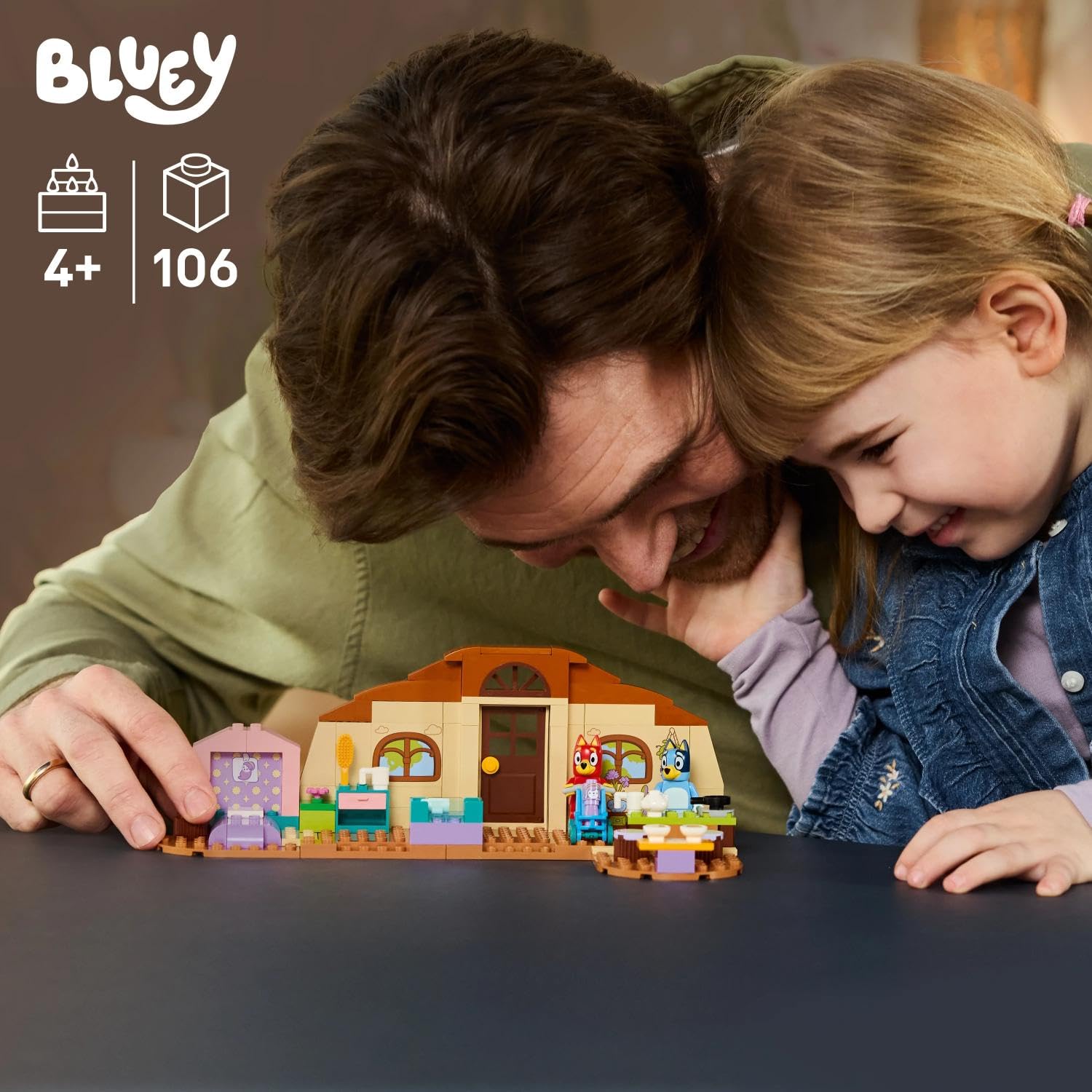 LEGO Bluey School Building Set with Rusty and Bluey Minifigures | Ages 4+ 4