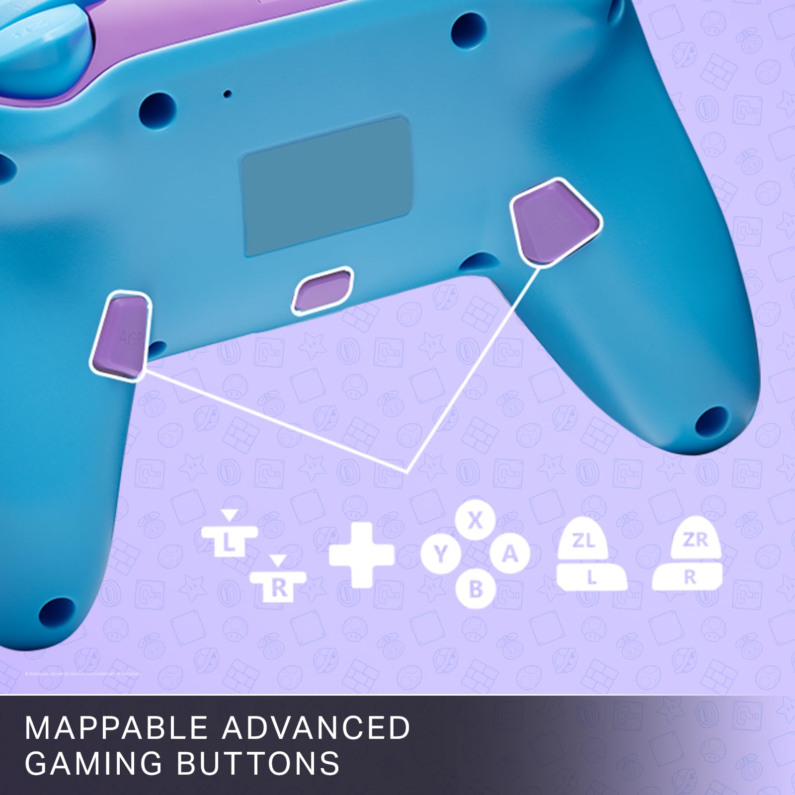 PowerA Enhanced Wireless Controller for Nintendo Switch - Color Splash Heroes 12