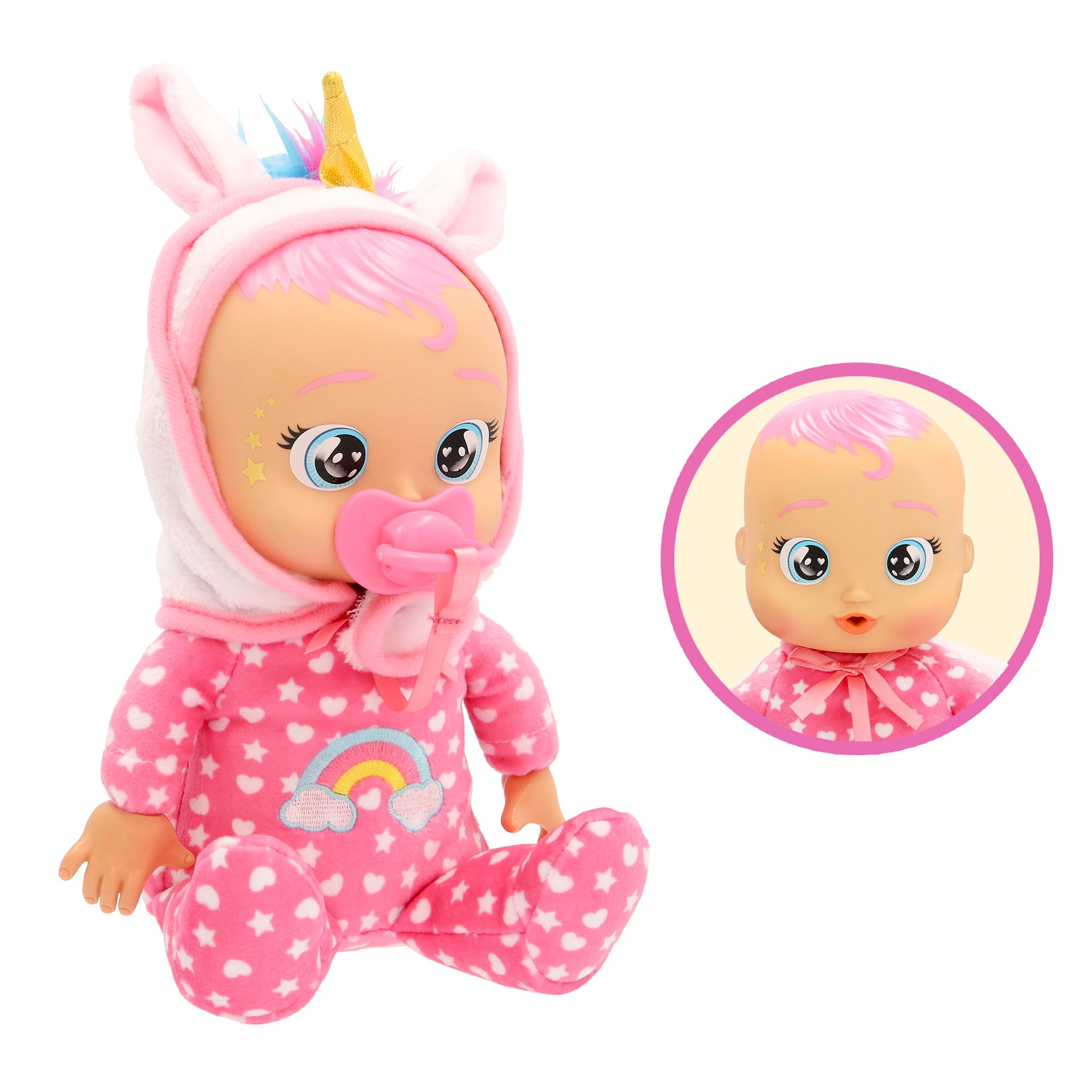 IMC TOYS CRY BABIES Dreamy Soft Newborn Plush Doll | Cries Real Tears | Ages 3+ 2