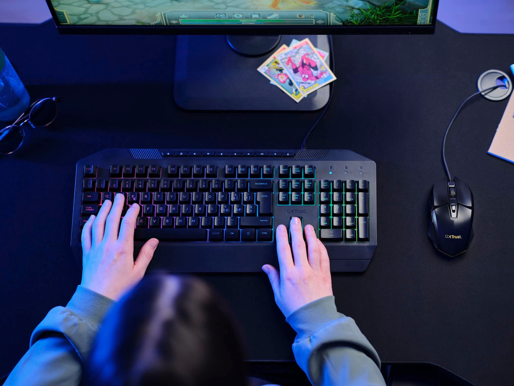 Trust Gaming GXTrust 1109 Vylax Gaming Mouse - 6 Programmable Buttons, 200-6400 DPI, RGB LED Lighting, 1.5m Cable, Black 6